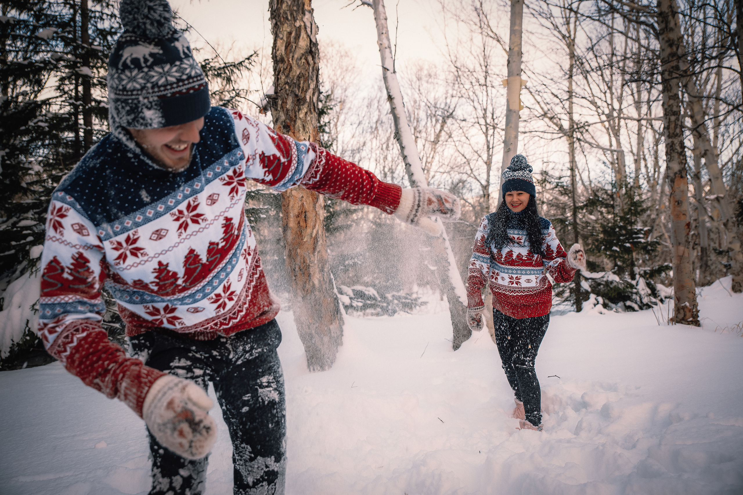 Новогодняя фотосессия на Камчатке