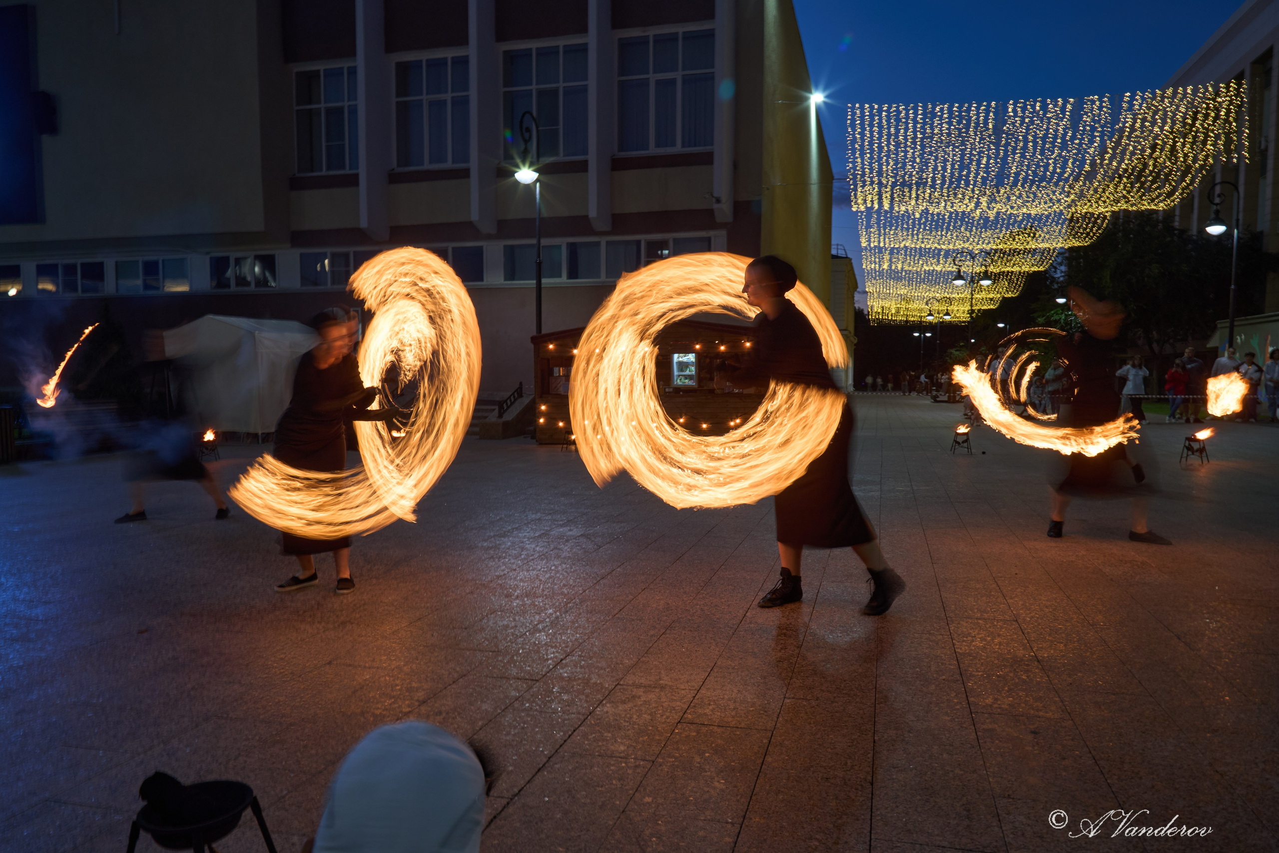 Огненное шоу день города Омск. Фотограф Омск | Александр Вандеров