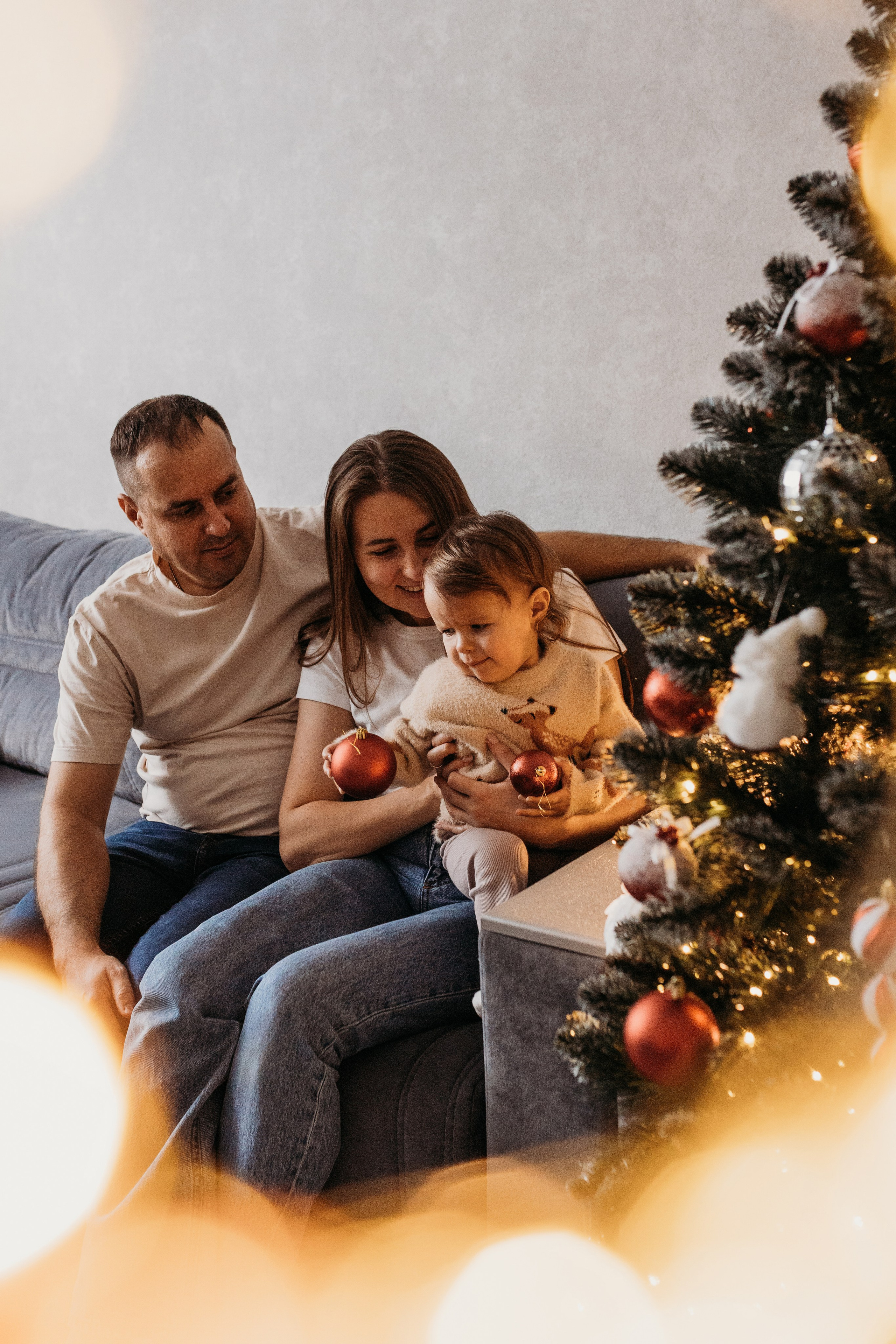Домашняя новогодняя фотосессия. Фотограф новорожденных в г. Барнаул Ренпенинг Катерина