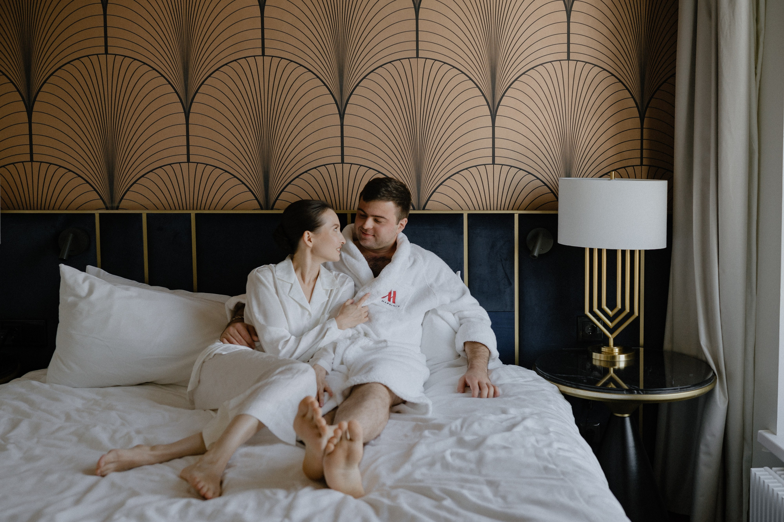 Свадебное утро и фотосессия в отеле Marriott Imperial Plaza. Свадебный фотограф Москва — Сергей и Татьяна