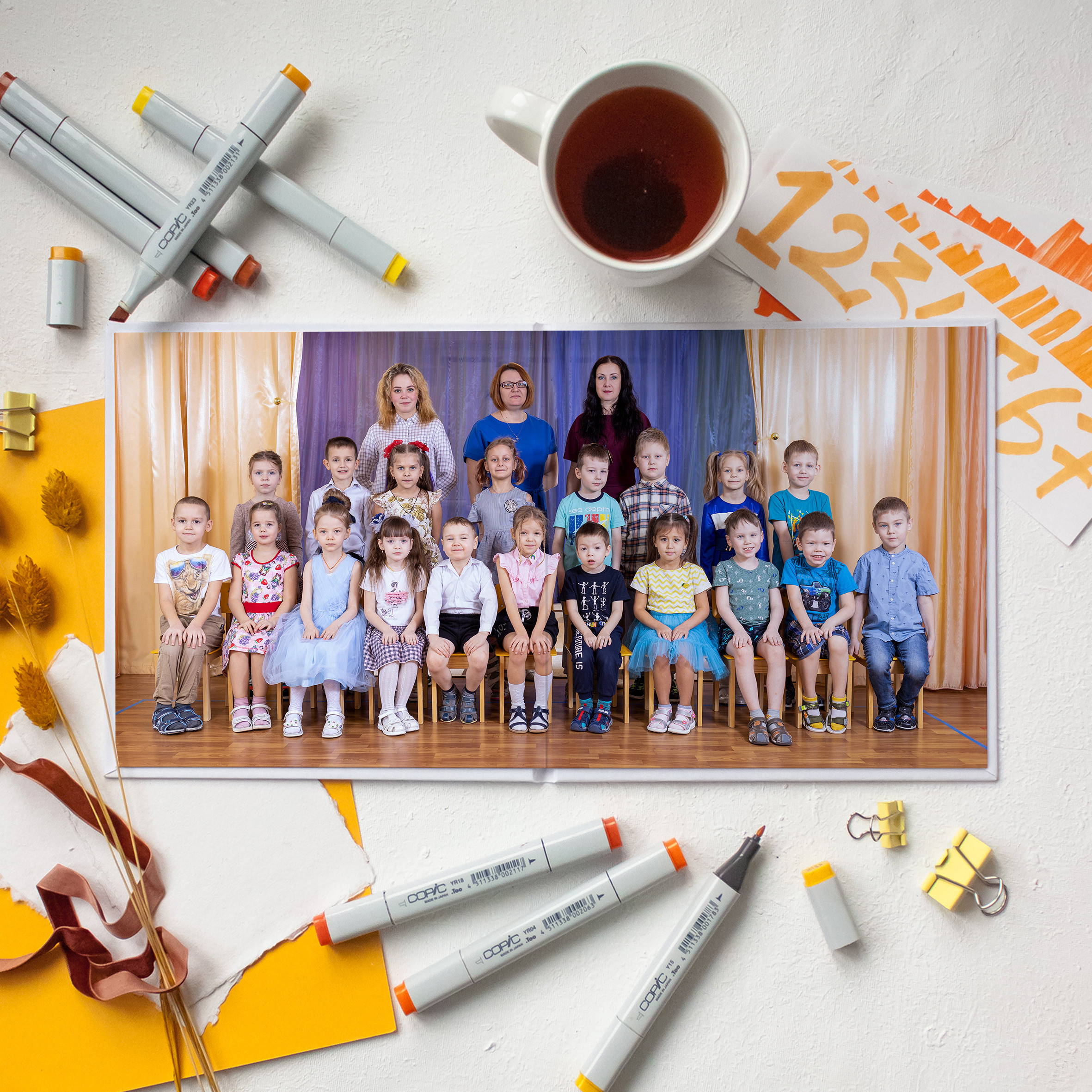 Один день в детском саду (Базовый 5 разворотов). Детский и семейный фотограф Алиса Хмелева г. Апатиты