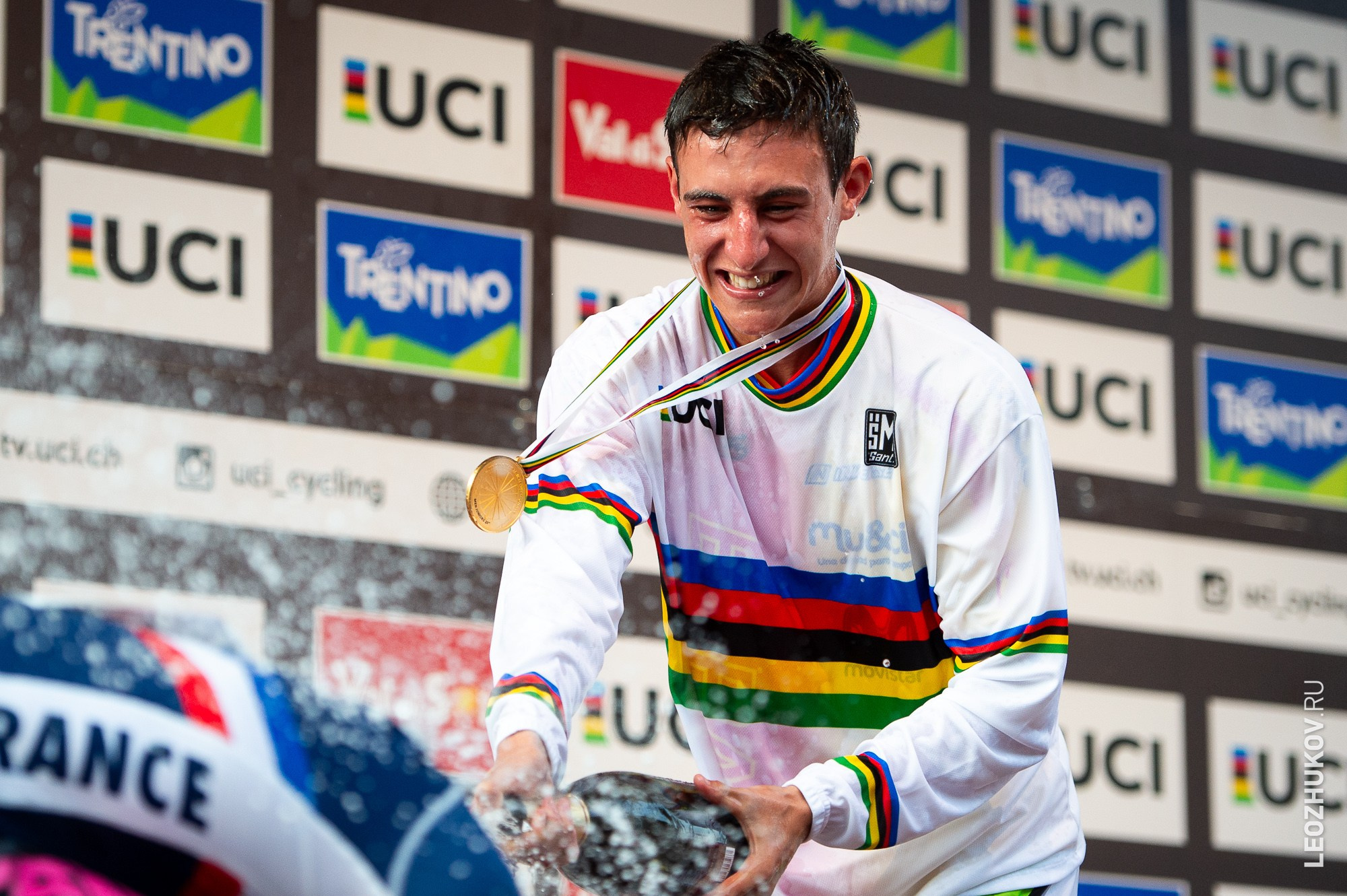 UCI Trials World Championships 2016 — finals. Sports photographer Leonid Zhukov