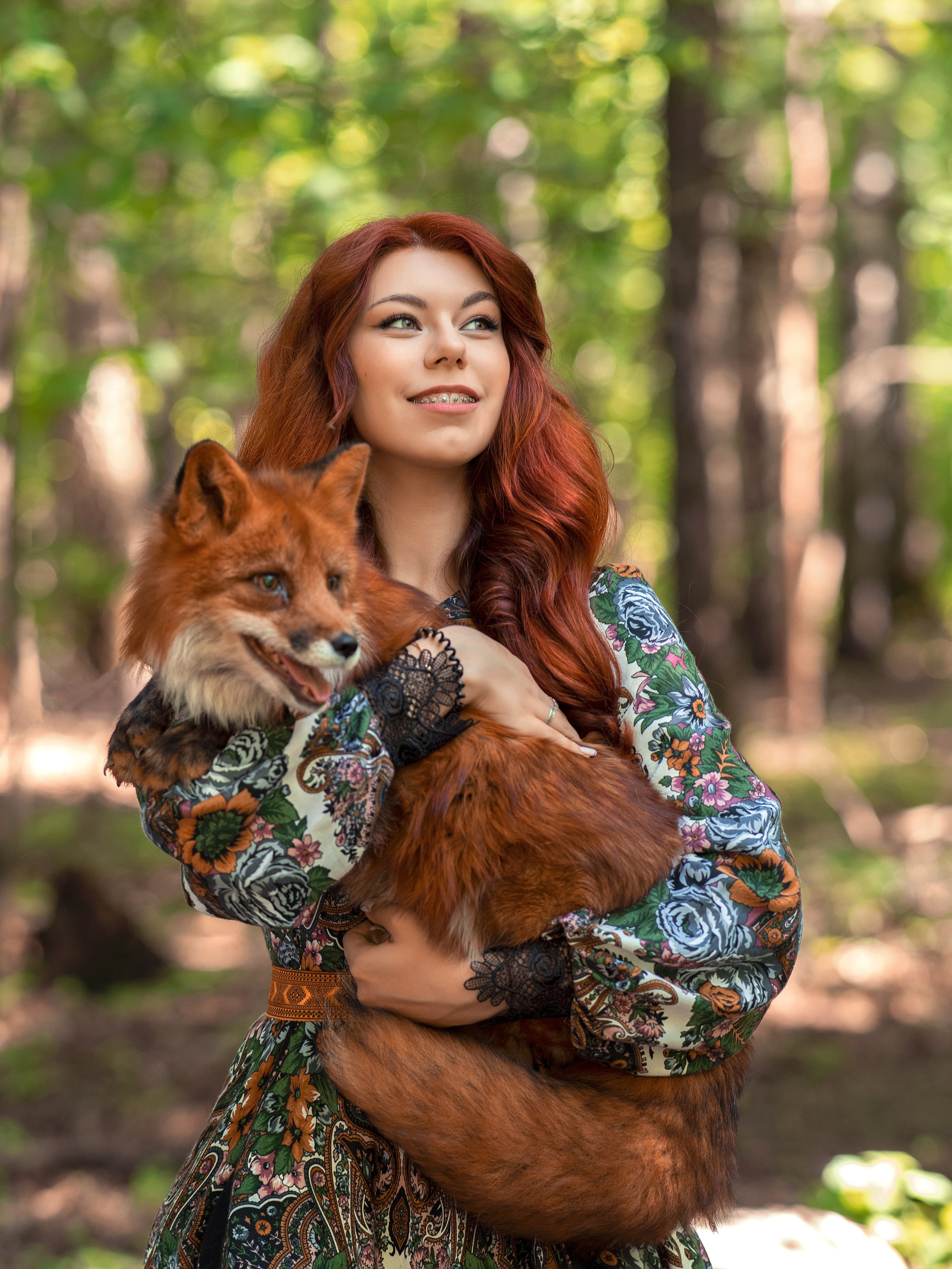 фотосессия с лисой, лиса для фотосессии, рыжая лиса, юлиана бевз, сказочная фотосессия, сказочная фотография, волшебная фотосессия, фотосессия с лисой в москве, фотосессия в москве, оригинальная фотосессия москва, девушка с лисой, девушка и лиса