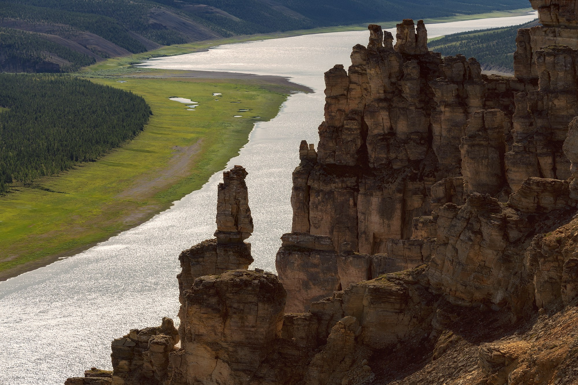 Нижнее течение реки Оленёк. 113-1434