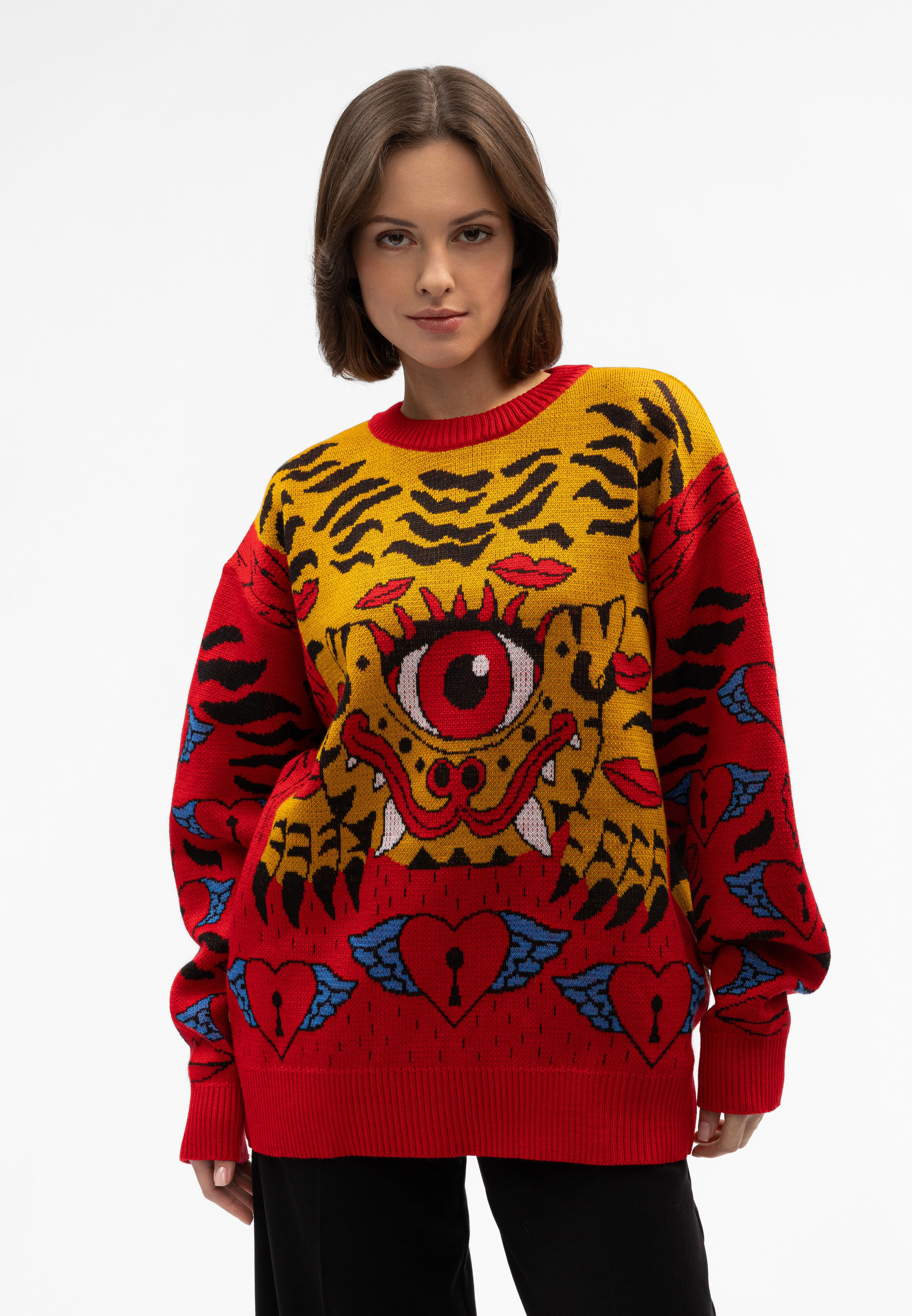 Фотосъёмка свитеров «Behind the scenes» — каталог для Lamoda в СПб