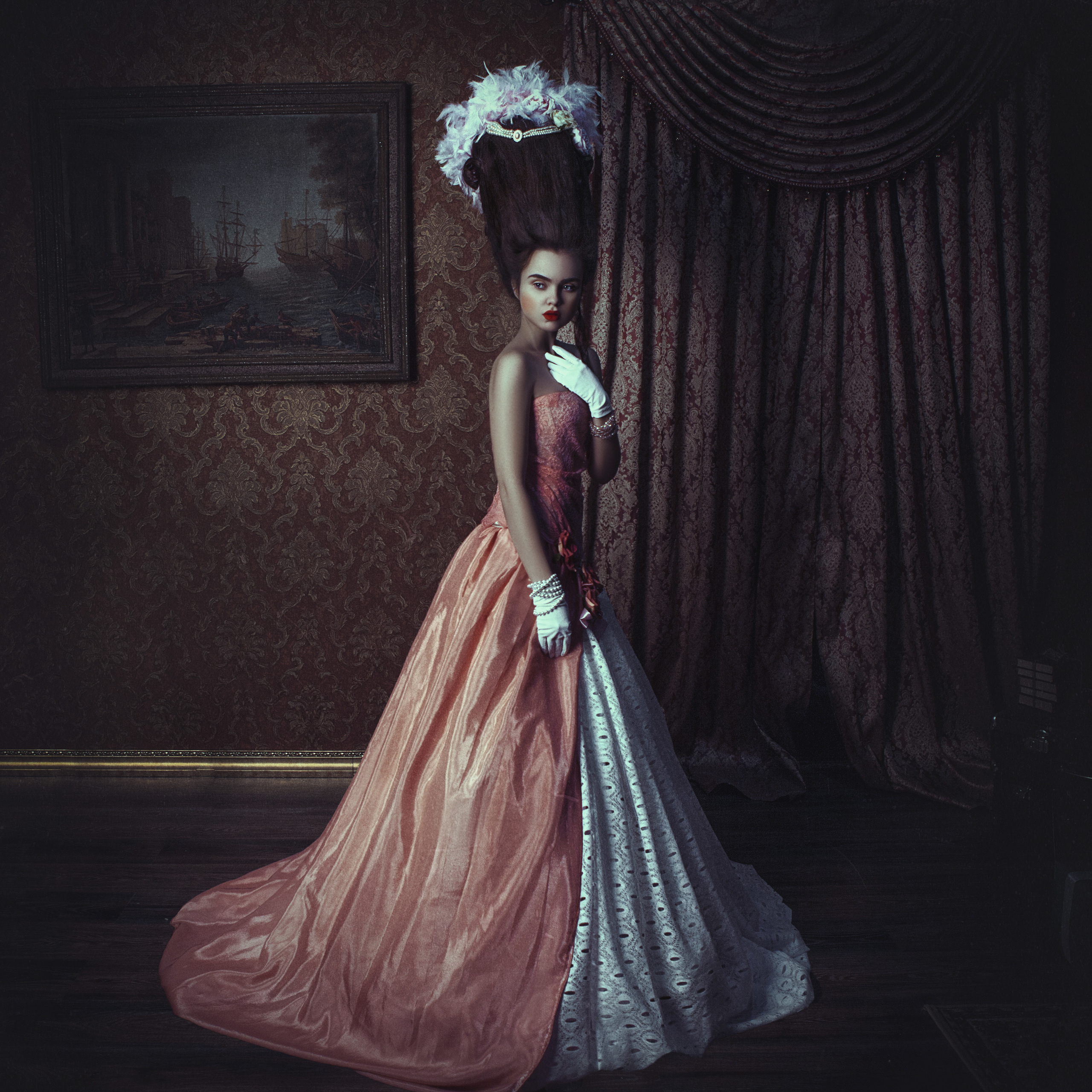 Marie-Antoinette. Art photographer Katerina Klio