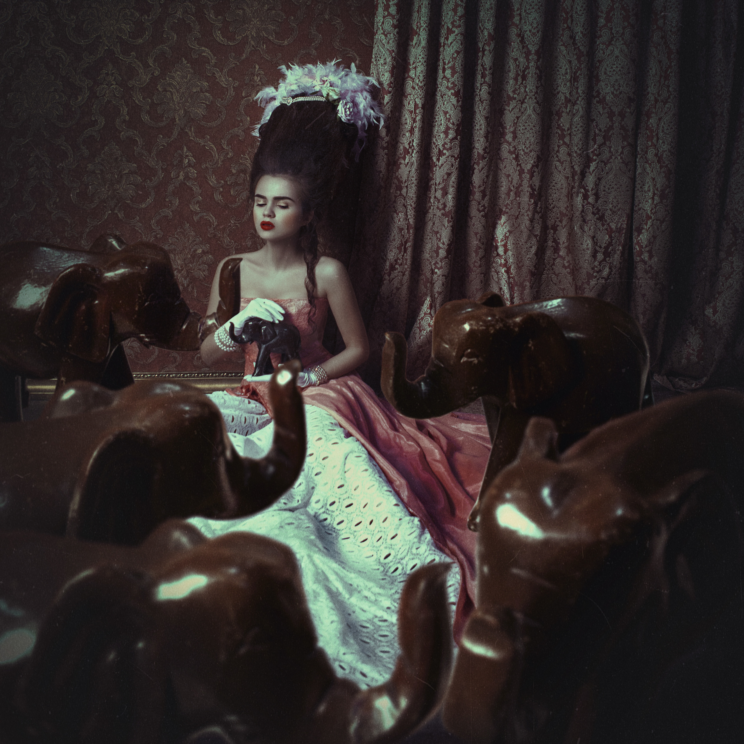 Marie-Antoinette. Art photographer Katerina Klio