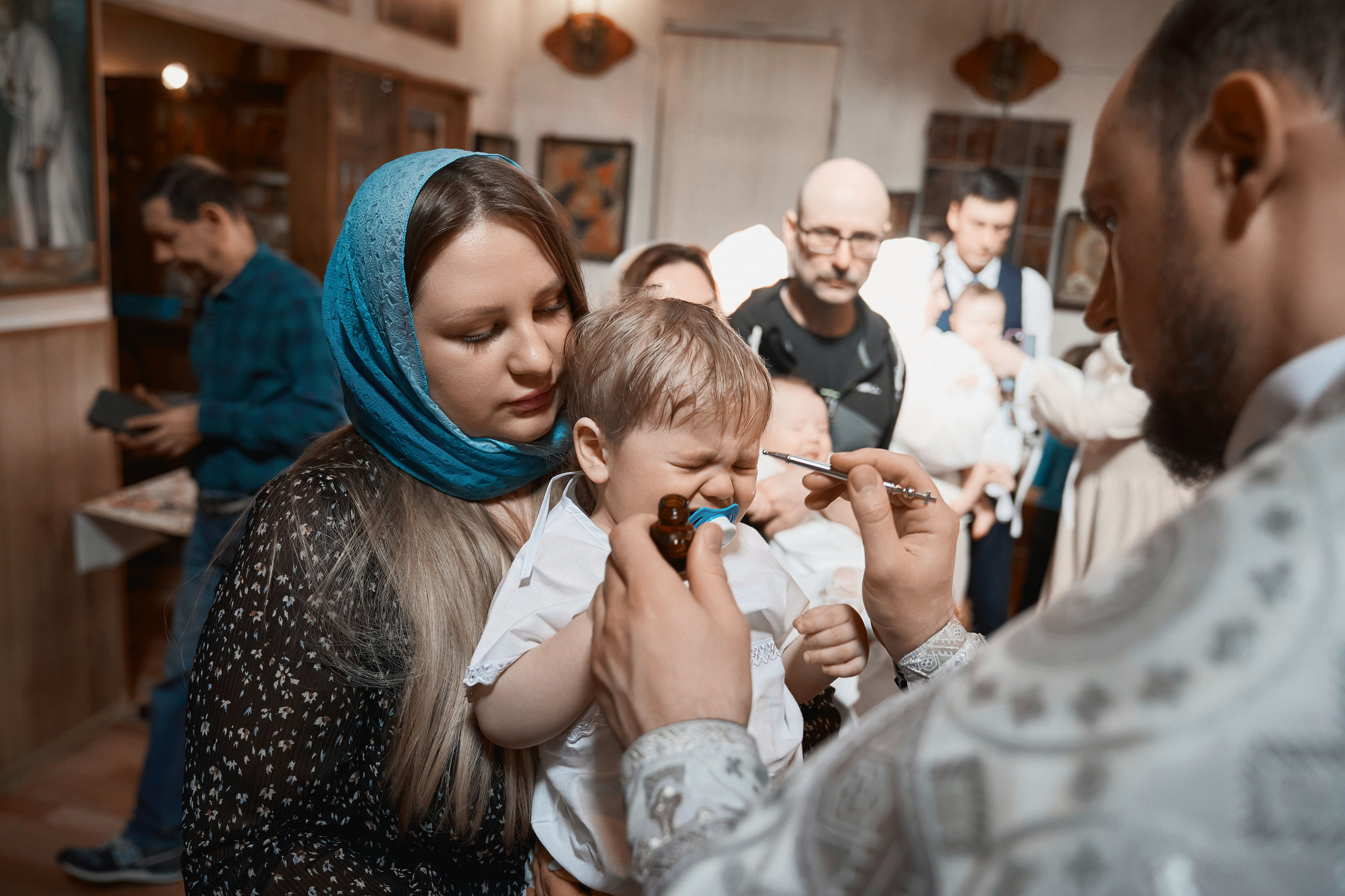 Крещение в Храме иконы Божией Матери «Утоли моя печали»