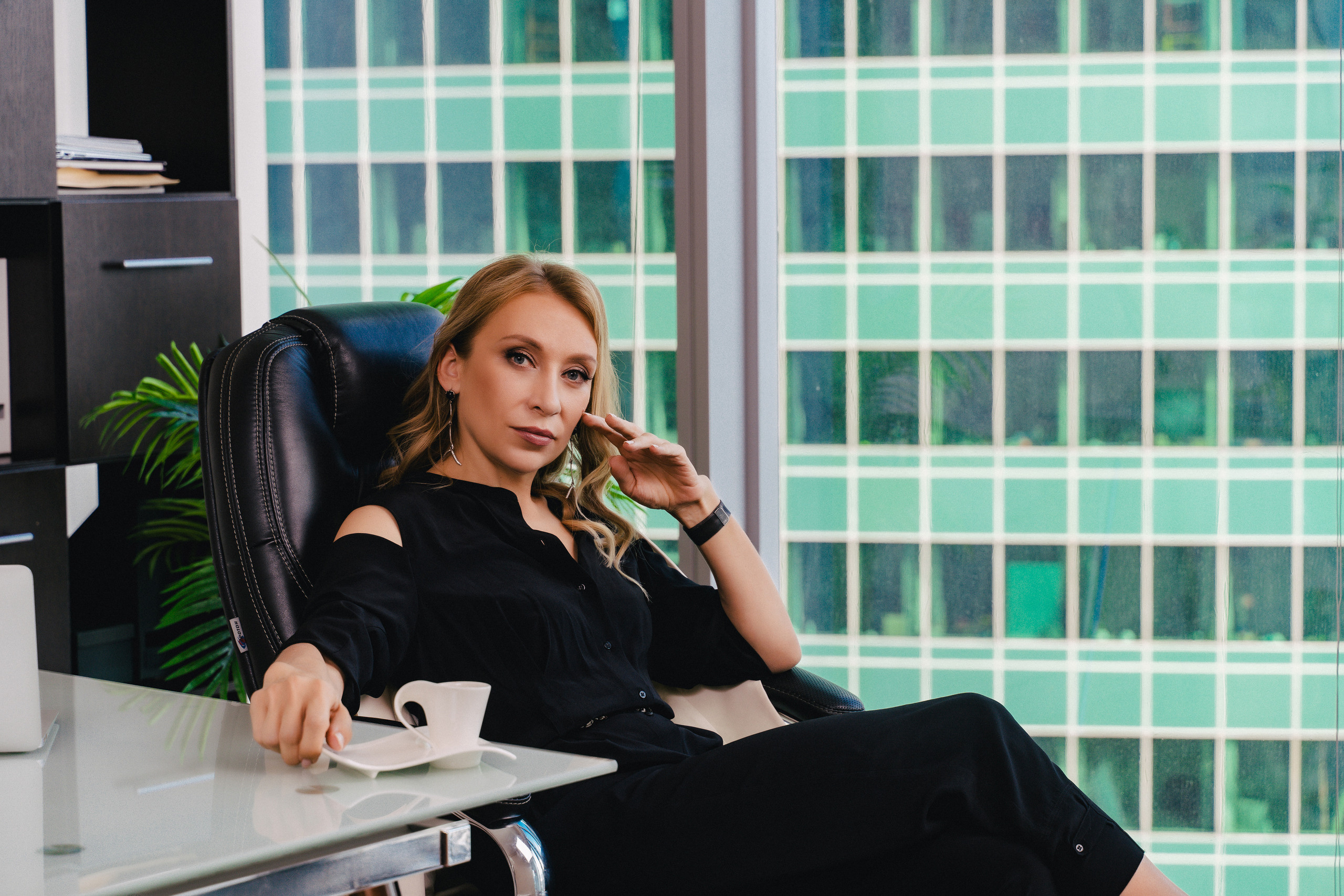 Портретная бизнес фотосессия в фотостудии в Москва сити