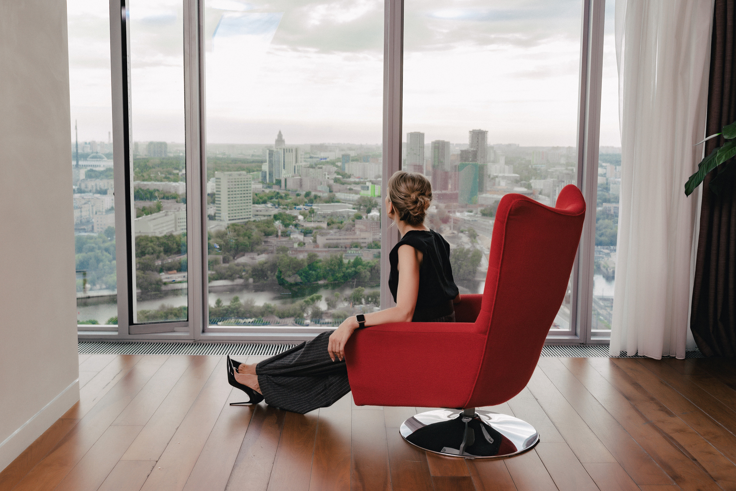 Портретная бизнес фотосессия в фотостудии в Москва сити