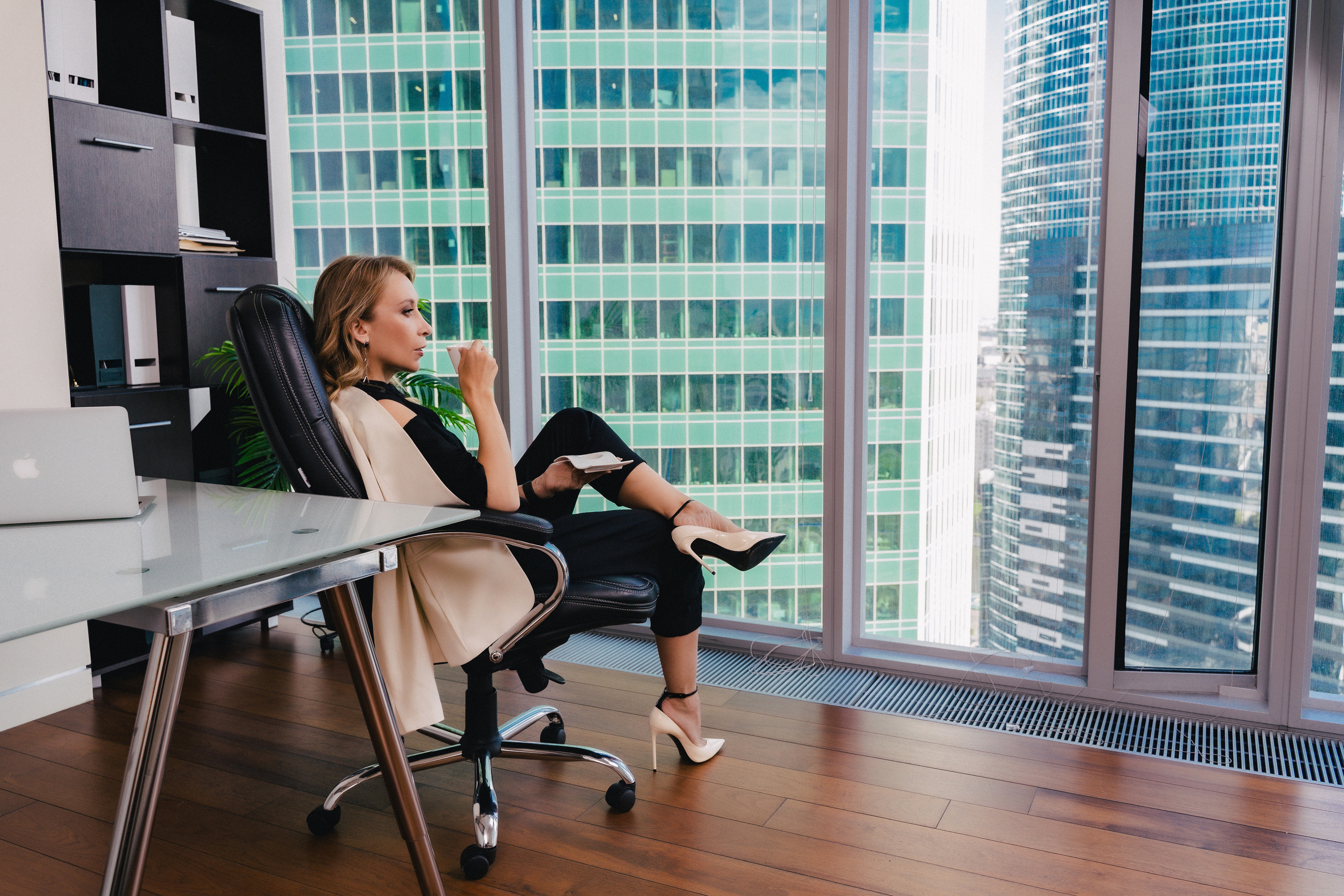 Портретная бизнес фотосессия в фотостудии в Москва сити