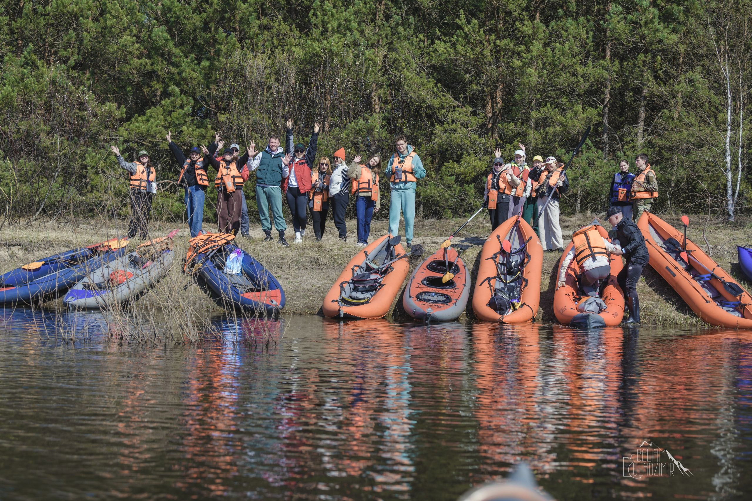 Сплав по реке Тремля 04.04.2026. Репортажный фотограф Владимир Беляй