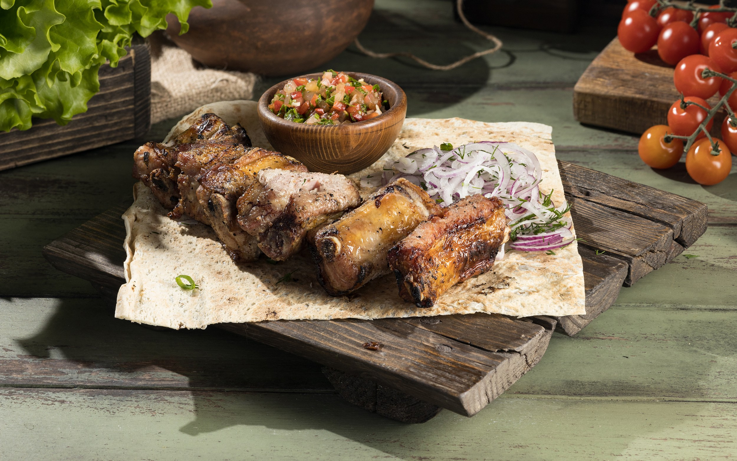 Съемка блюд шашлыка. Фуд и предметный фотограф Гришина Ольга