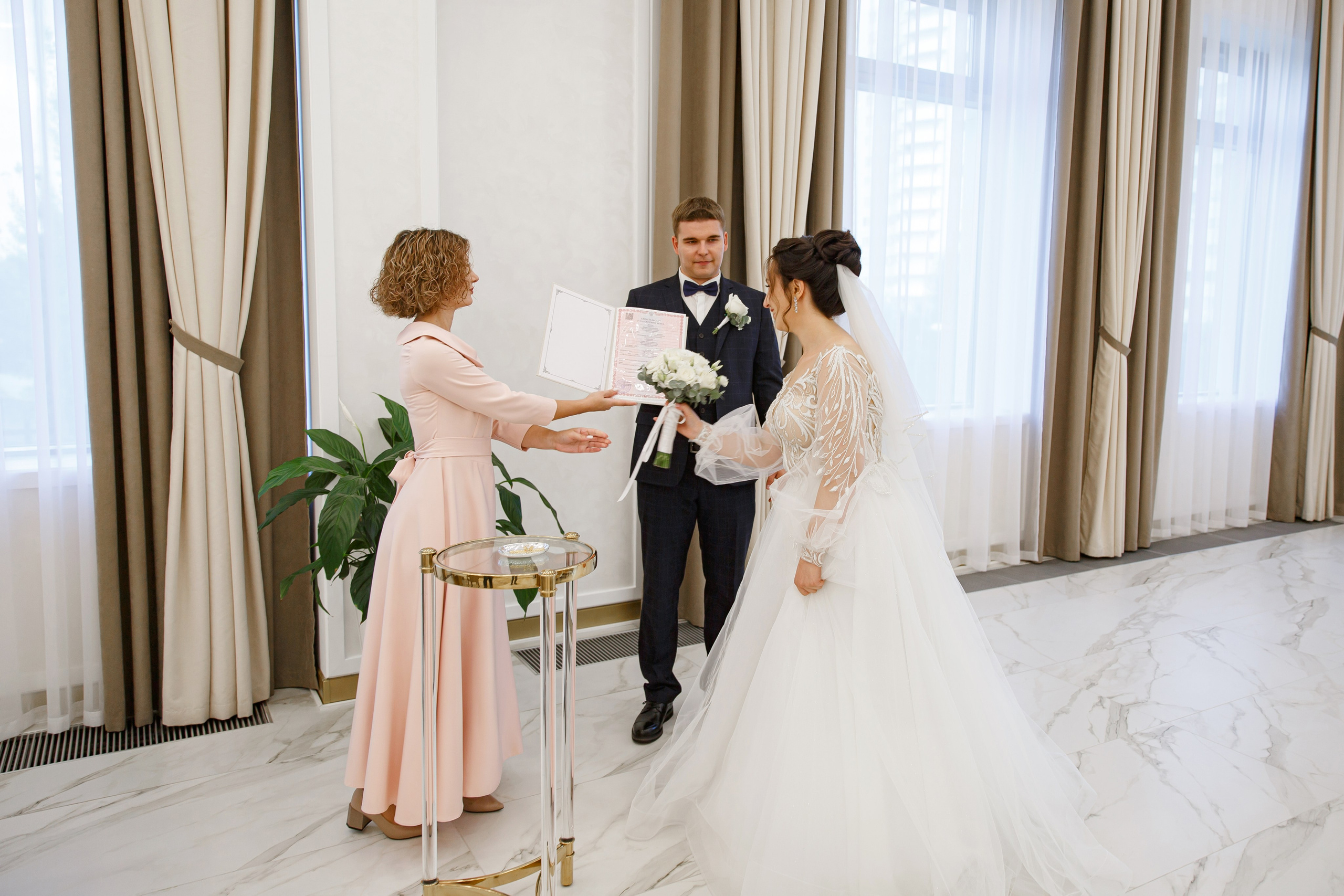 ЗАГС Южное Бутово Дворец бракосочетания. Свадебный фотограф Москва и МО Сергей Киржаев