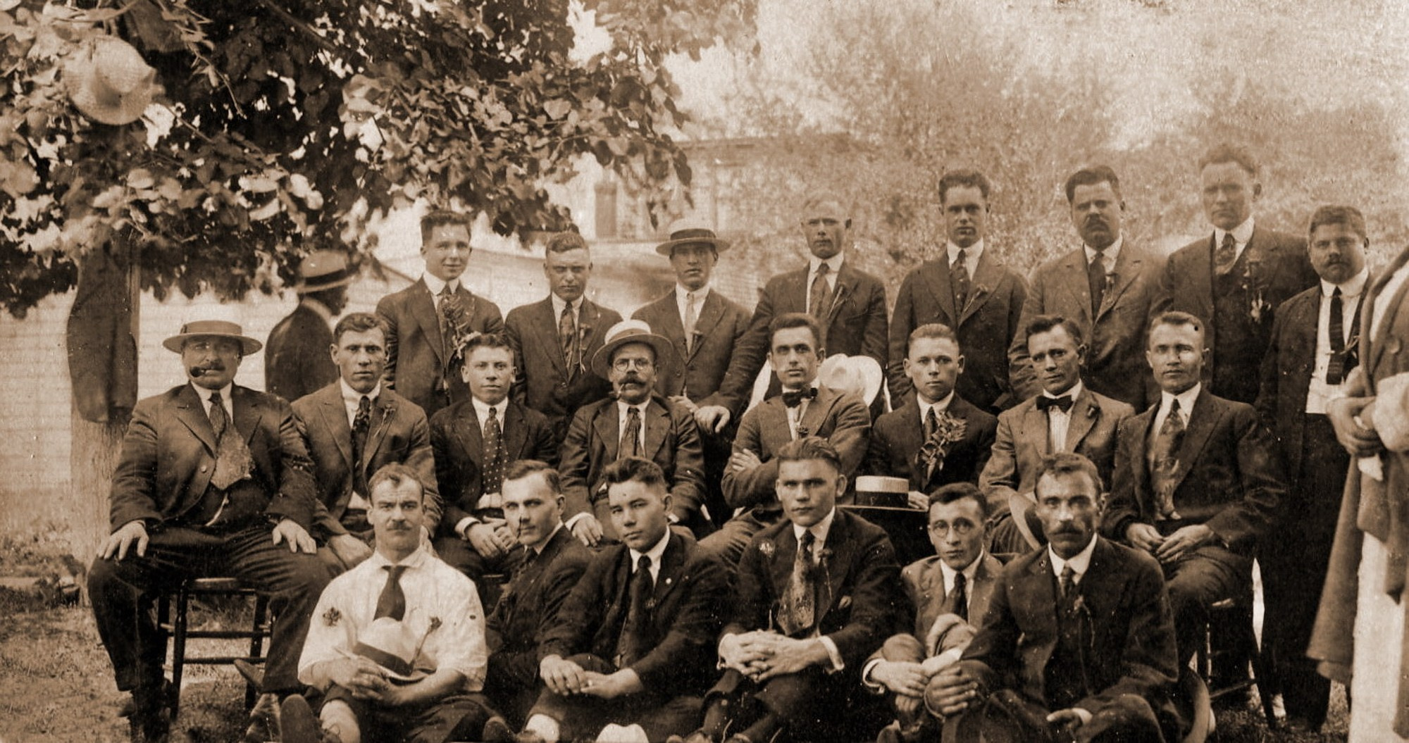 Будущие коммунары на собрании в Нью-Йорке, 1920 год. Фото: из фондов краеведческого музея Кирсановского муниципального округа.