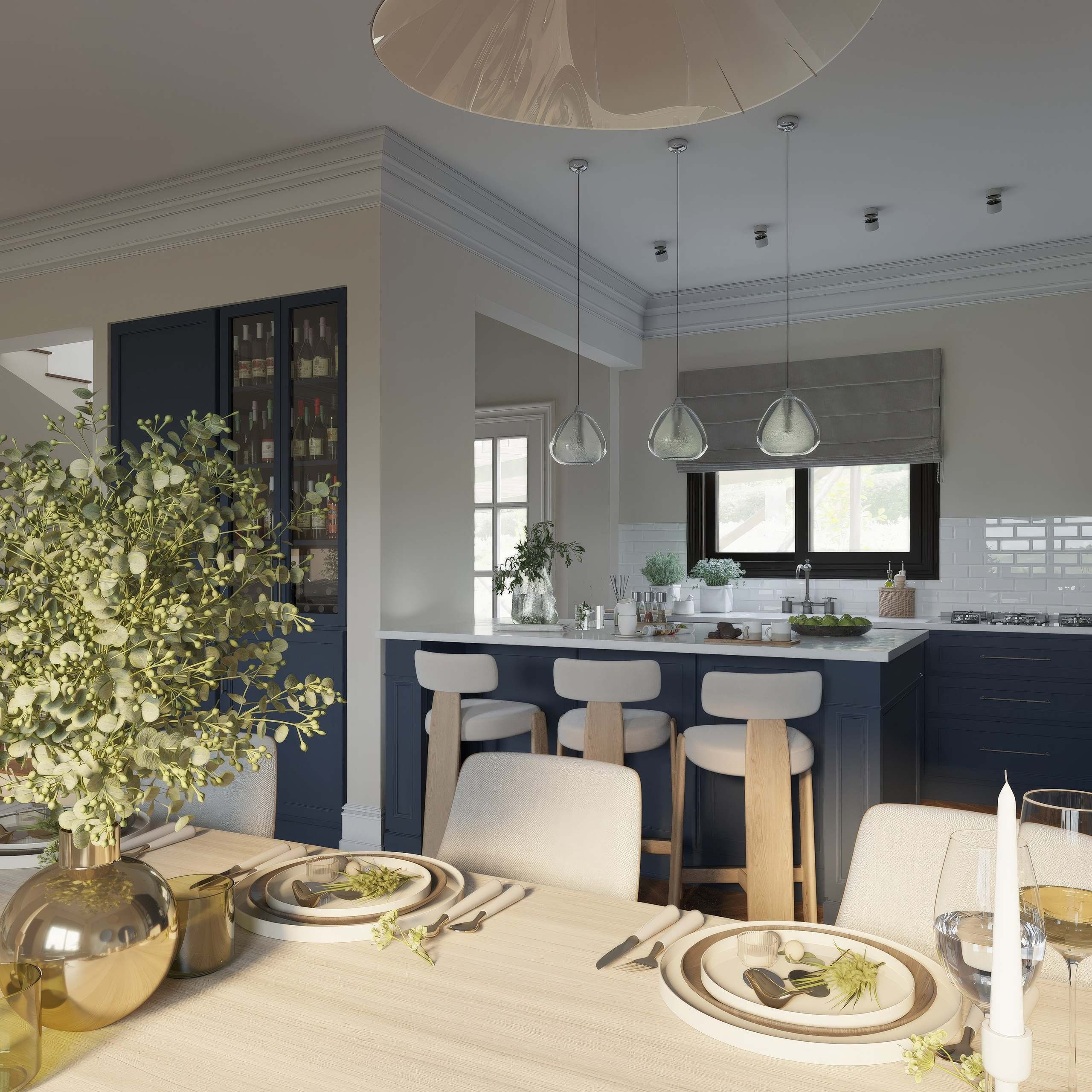 Интерьер кипр, дизайн частного дома, визуализация интерьера, 3D визуализация, уютный интерьер, современная классика, тёплая палитра. 3Д Визуализация Интерьера и Архитектуры