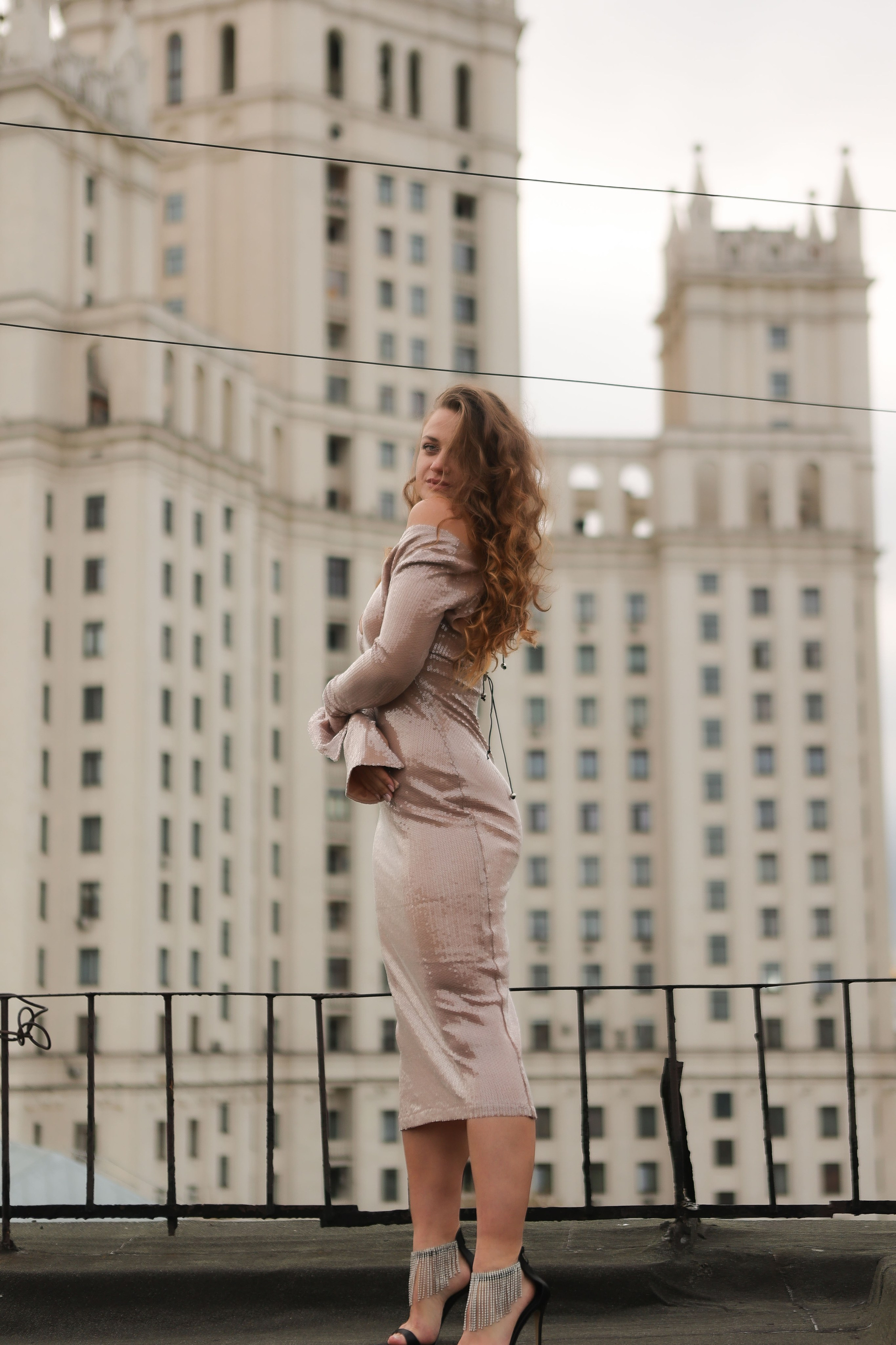 Съемка на крыше. Анастасия. Фотограф для вас и вашего бизнеса в Москве Альбина Никифоров