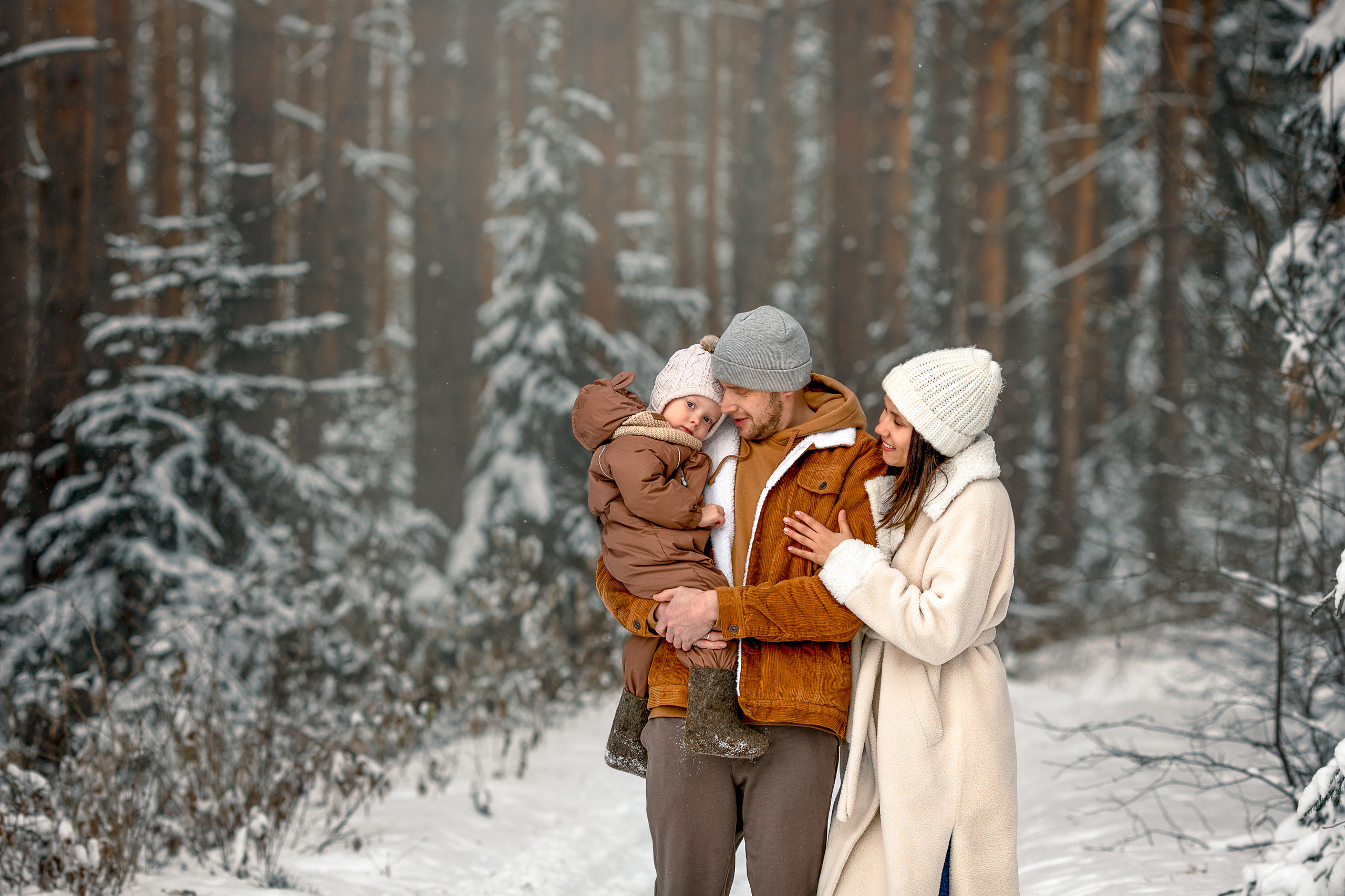 Снежное настроение. Детский и семейный фотограф в Красноярске Елена Коровкина
