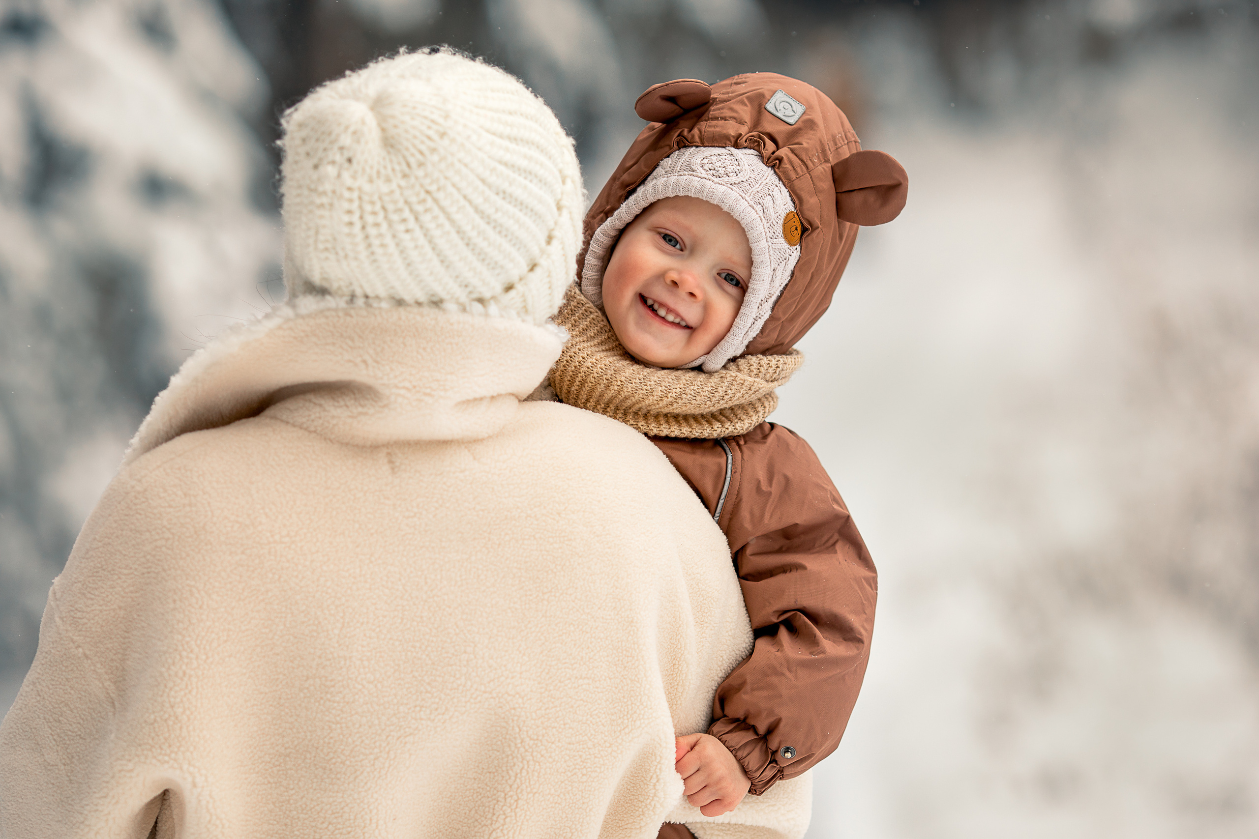 Снежное настроение. Детский и семейный фотограф в Красноярске Елена Коровкина