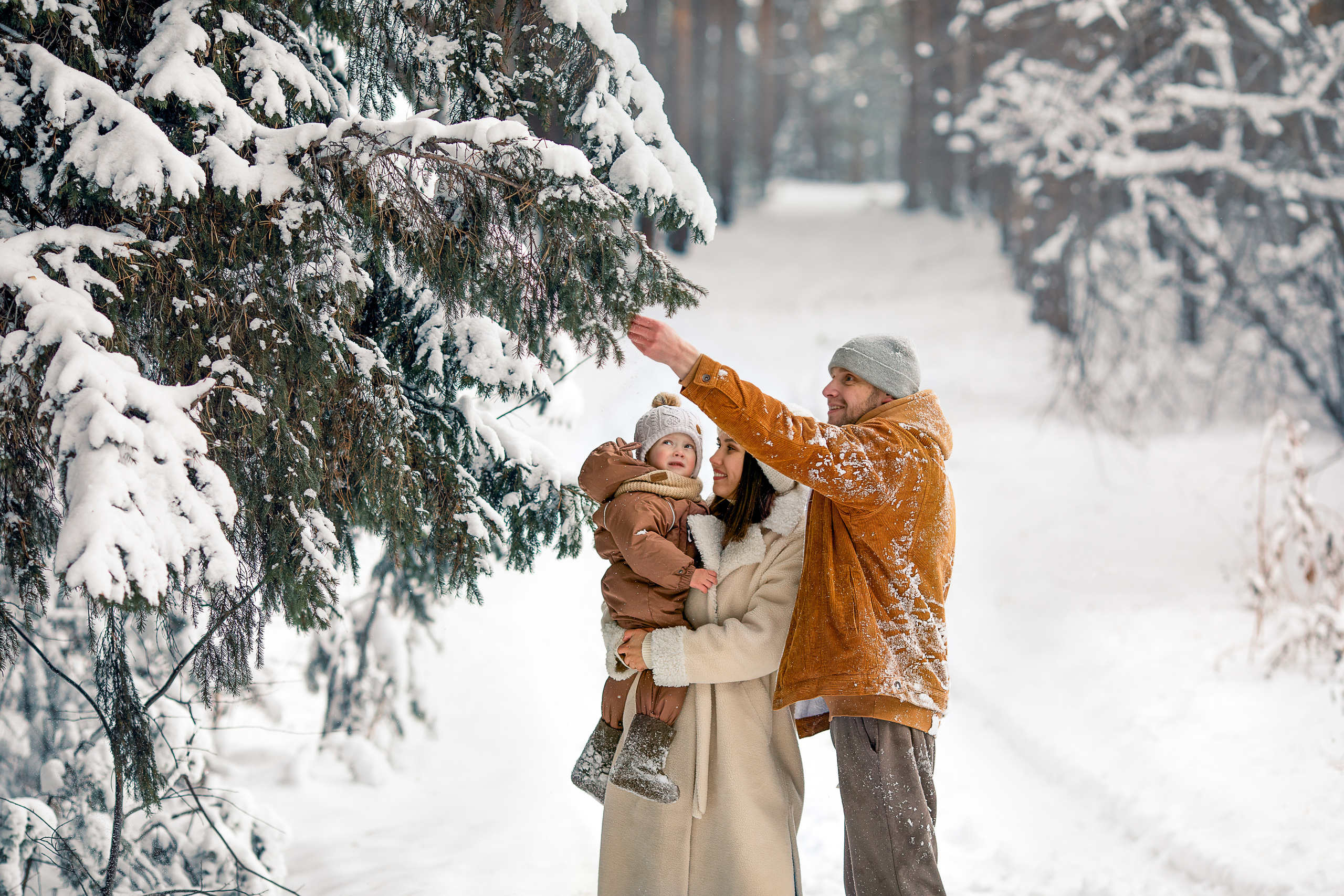 Снежное настроение. Детский и семейный фотограф в Красноярске Елена Коровкина