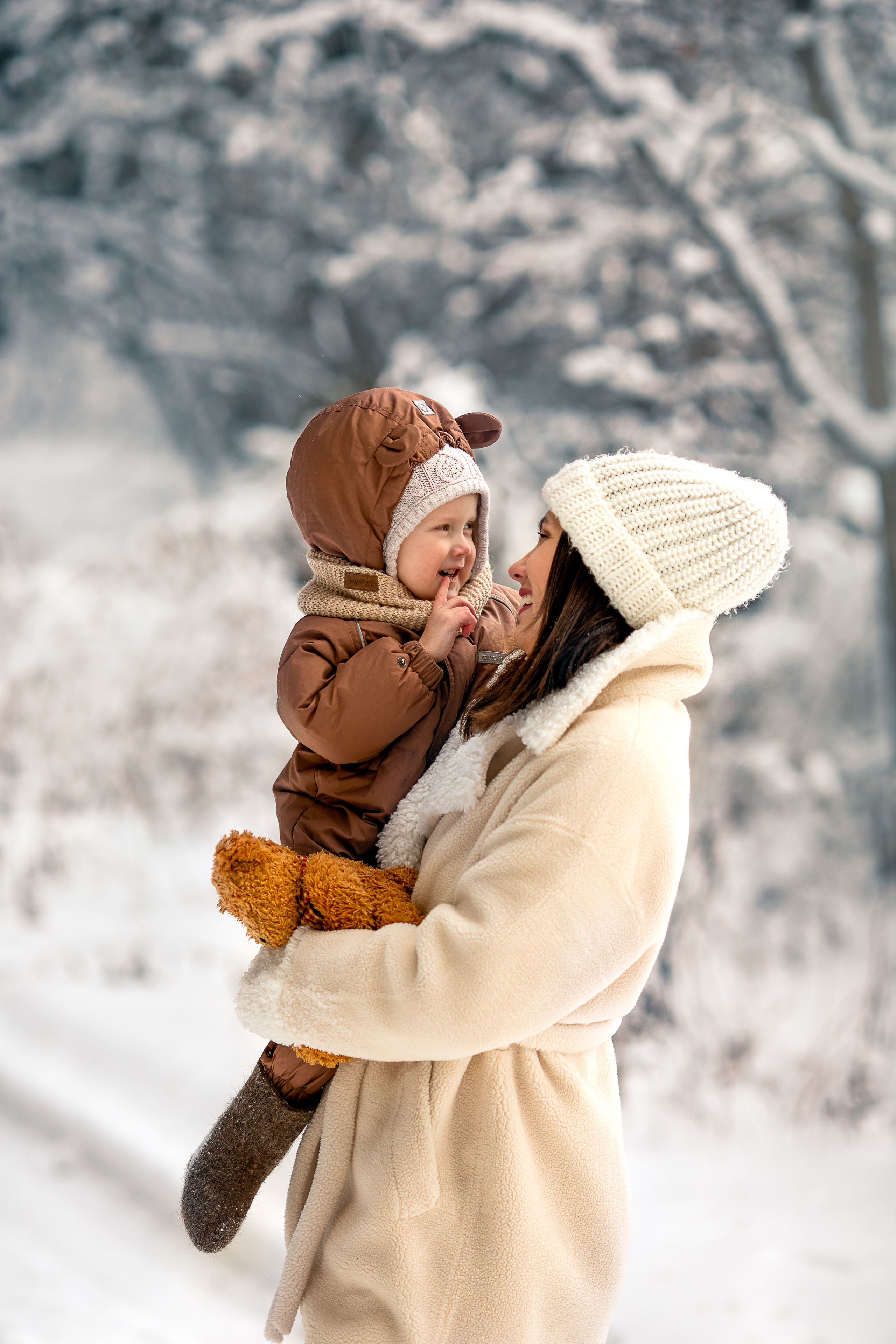Снежное настроение. Детский и семейный фотограф в Красноярске Елена Коровкина