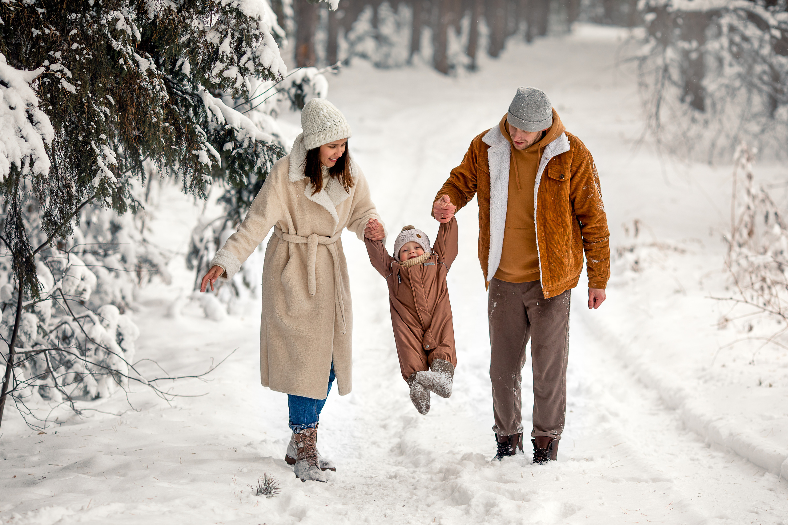 Снежное настроение. Детский и семейный фотограф в Красноярске Елена Коровкина