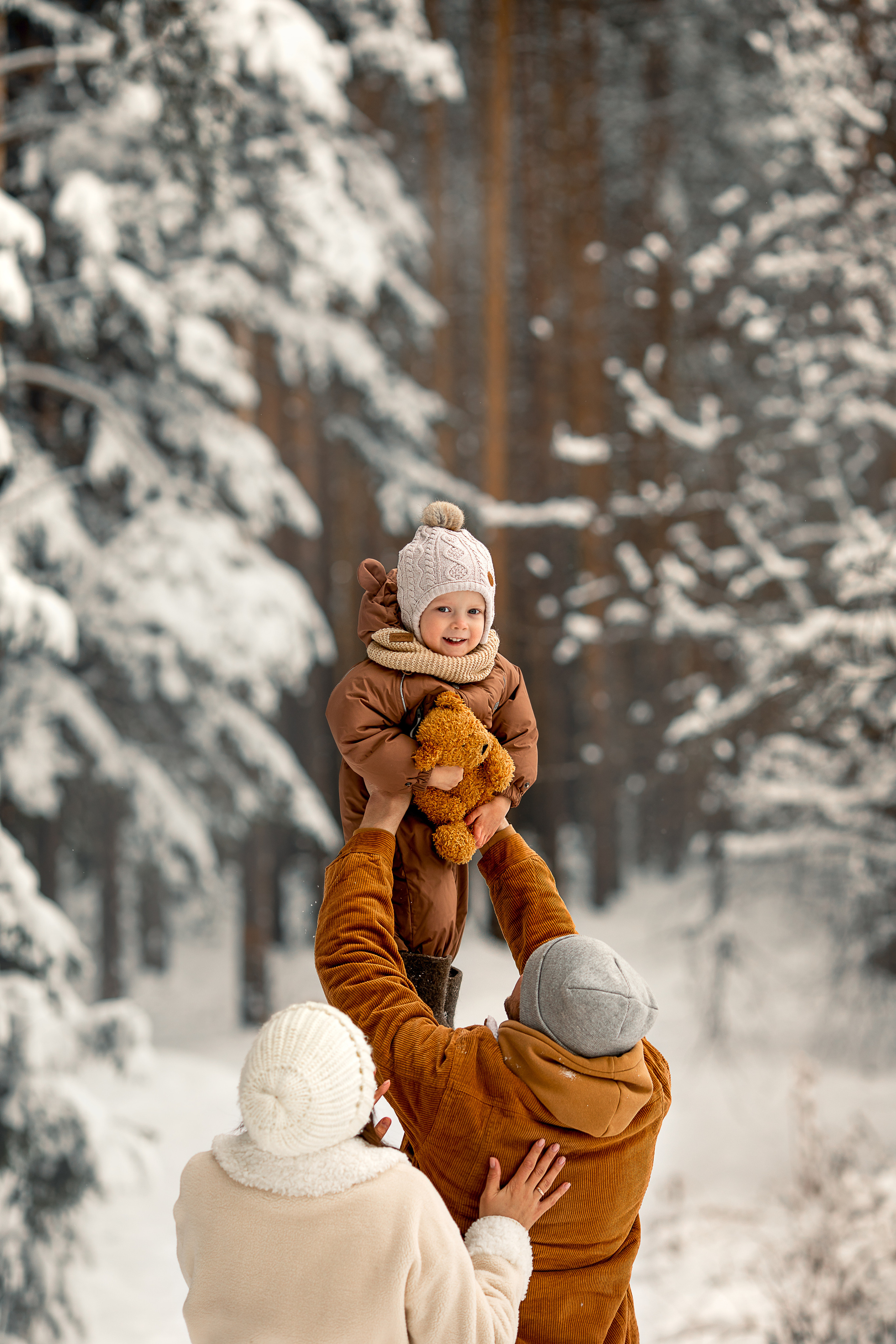 Снежное настроение. Детский и семейный фотограф в Красноярске Елена Коровкина