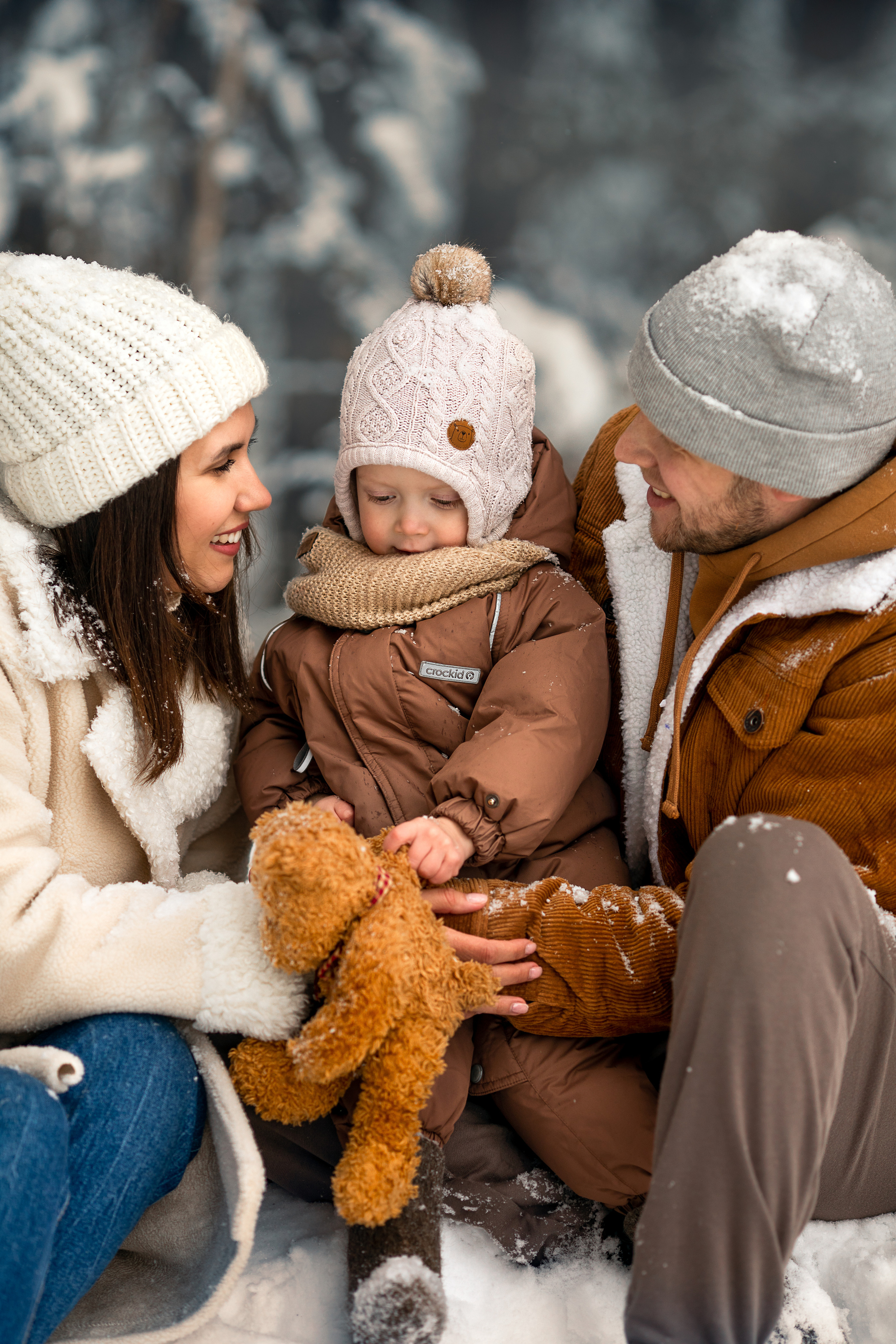 Снежное настроение. Детский и семейный фотограф в Красноярске Елена Коровкина