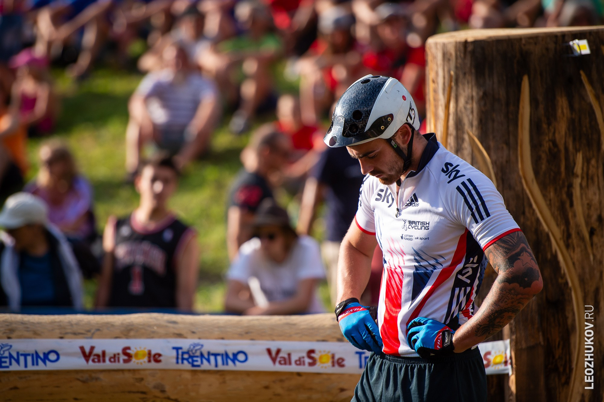 UCI Trials World Championships 2016 — finals. Sports photographer Leonid Zhukov