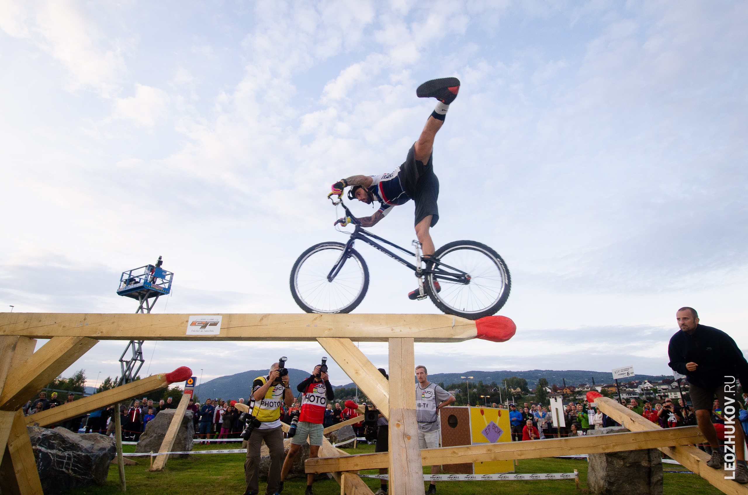 UCI Trials World Championships 2014. Sports photographer Leonid Zhukov