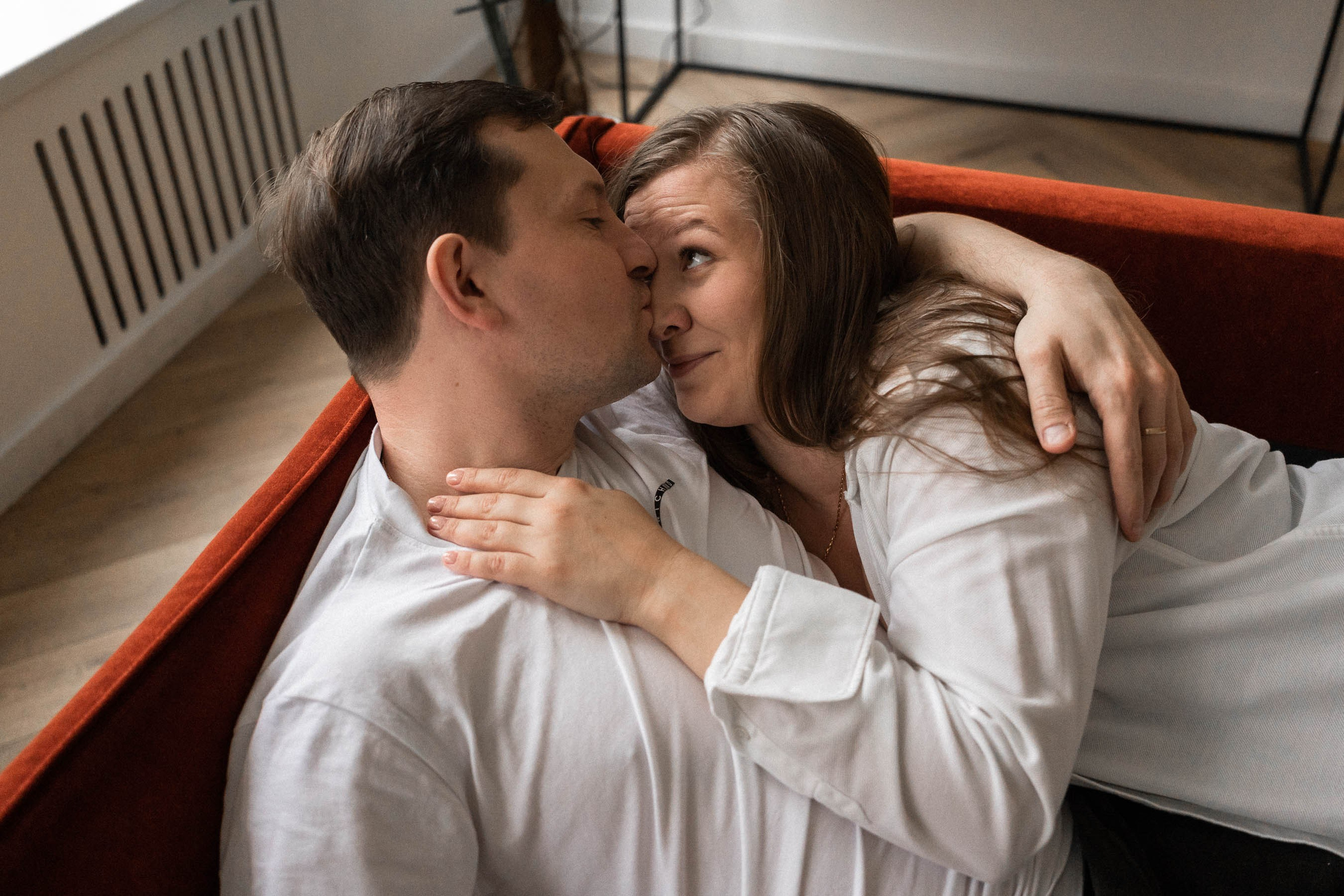 Новогодняя фотосессия семьи в студии. Фотограф на роды Москва. Фотограф новорожденных Москва