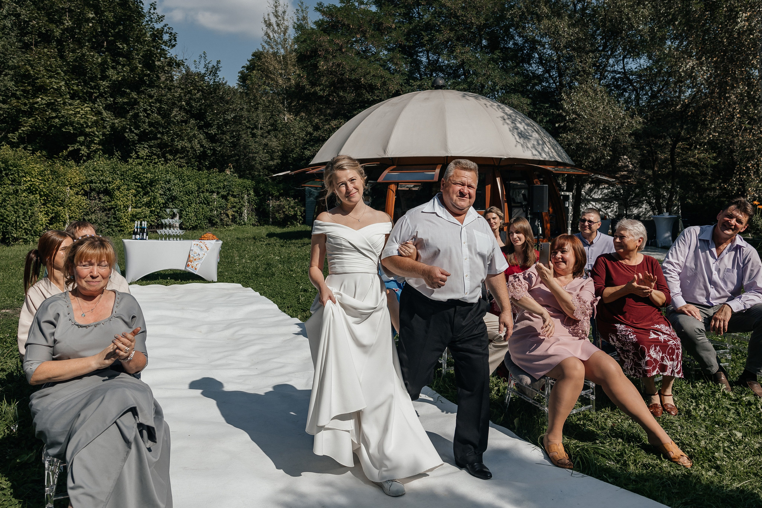 Выездная церемония в Бирюлевском дендропарке