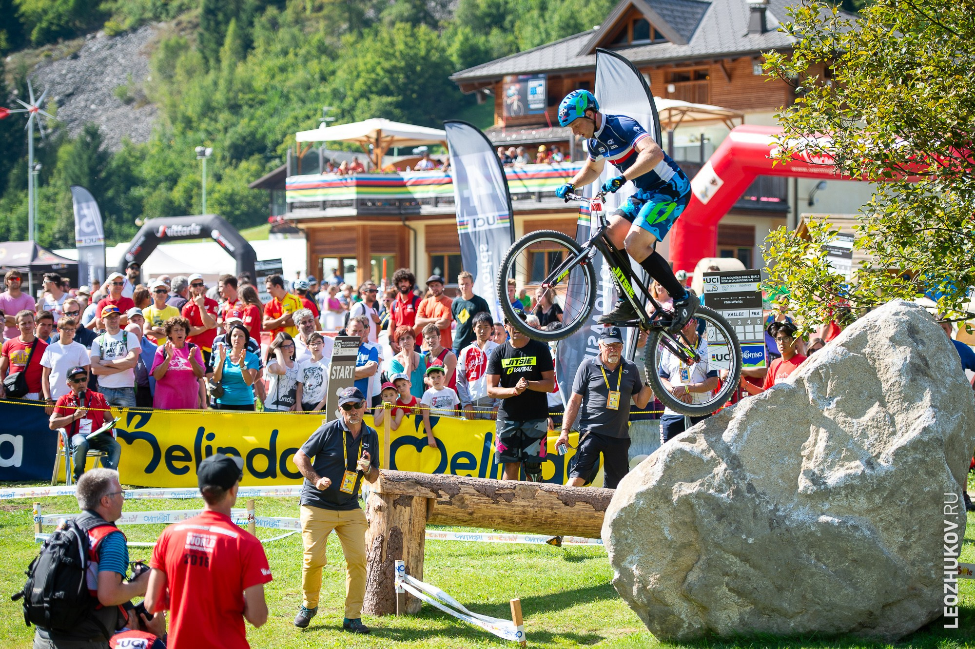 UCI Trials World Championships 2016 — finals. Sports photographer Leonid Zhukov