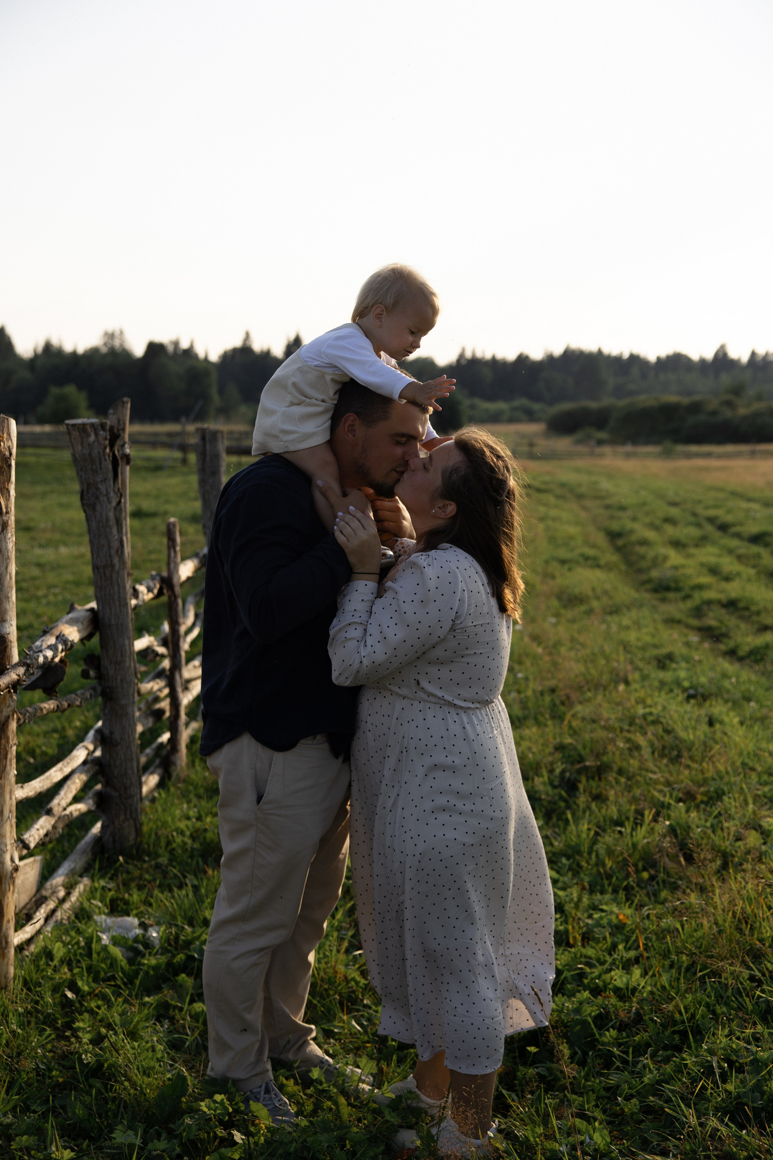 Семейная в поле