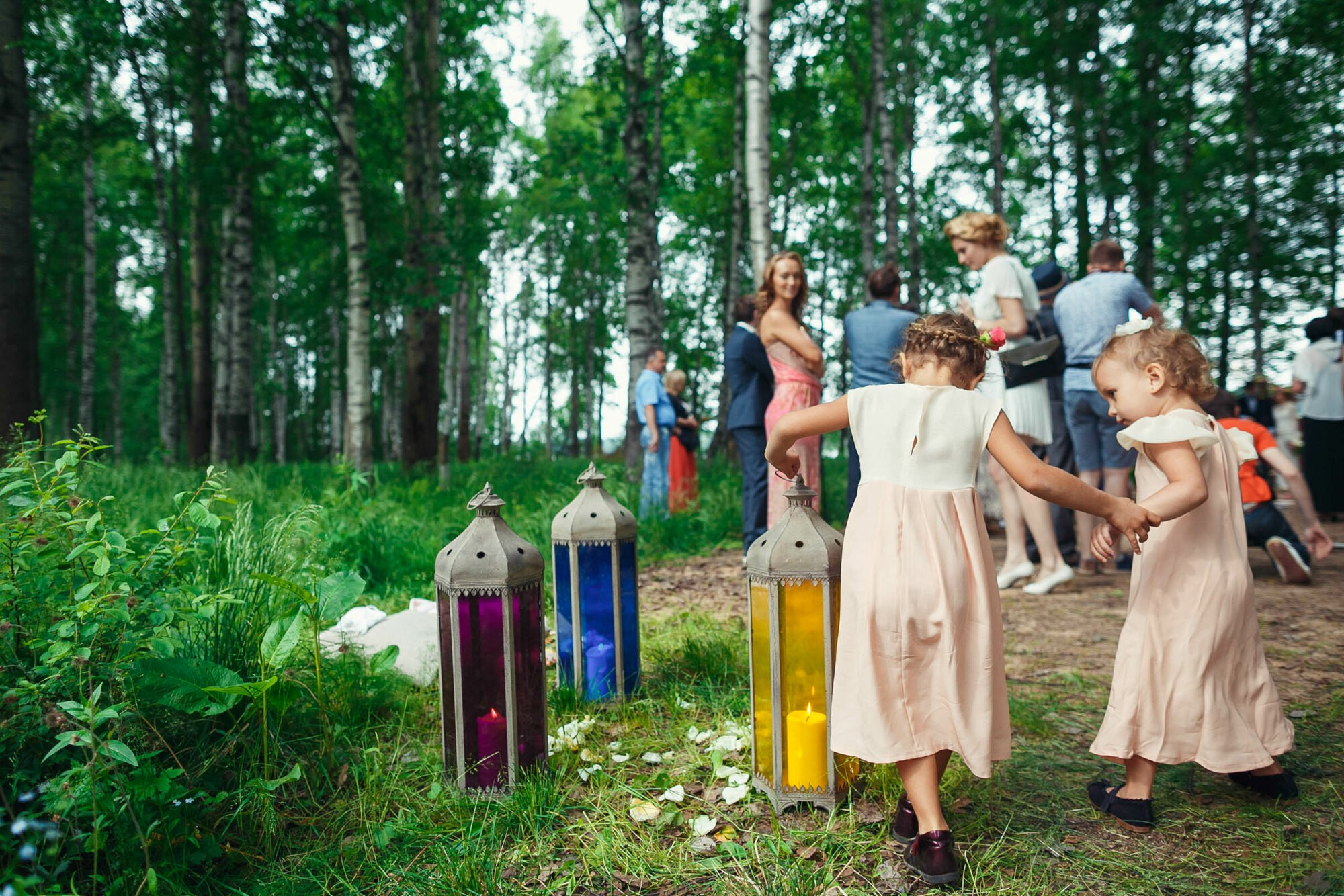 Свадьба с выездной регистрацией в лесу за городом. Свадебный фотограф в Санкт-Петербурге и Москве Андрей Нестеров