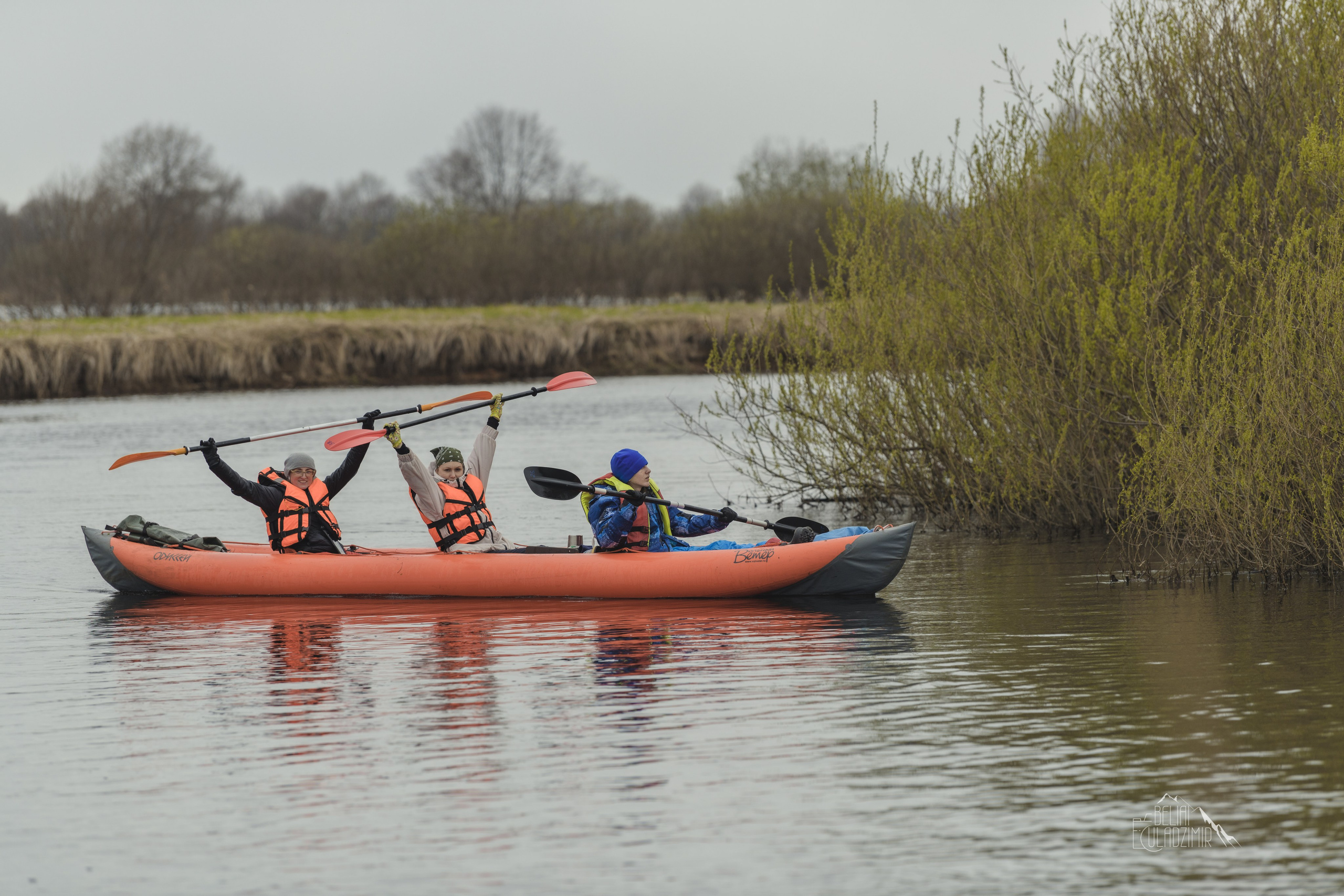 Сплав по реке Тремля 11 апреля 2026 года. Репортажный фотограф Владимир Беляй