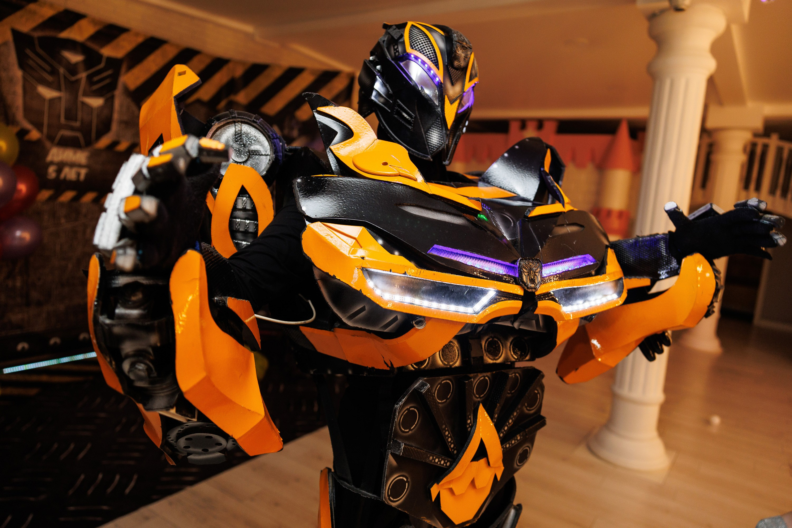 Детский день рождения в студии «Ромашка» в Оренбурге — Трансформеры