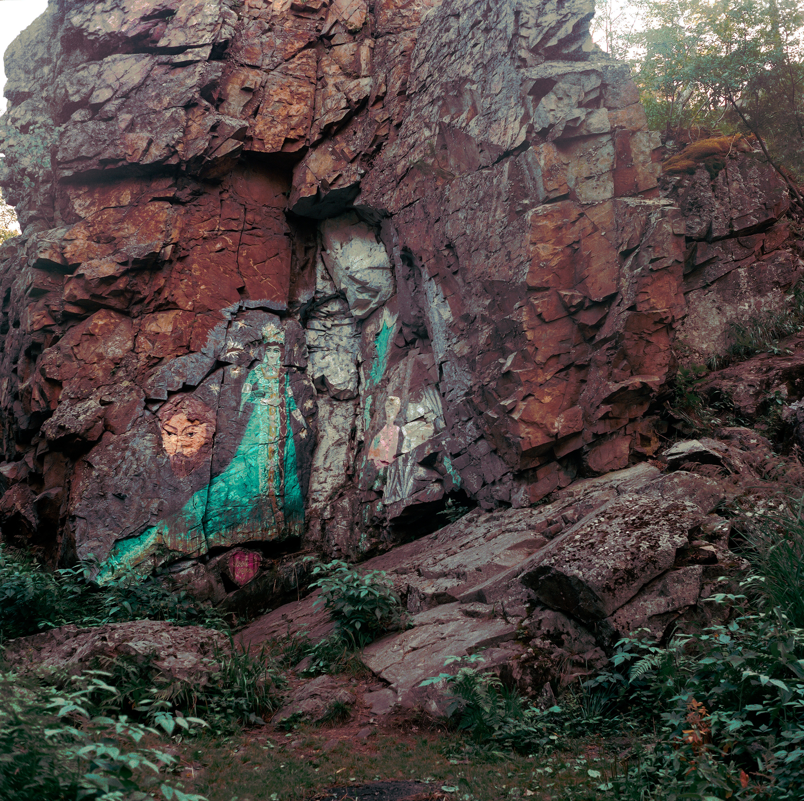 Azov-Mountain became the setting for the tale "Dear Name", which was based on the folk tales about the girl, Azovka. She is considered to be the prototype of the Mistress of the Copper Mountain. According to the legend, the girl, Azovka, lives in the cave of the mountain. She mourns her dead fiancé and keeps his treasures. Bazhov himself believed that the most ancient image of the Ural mythology is the Mistress of the Copper Mountain, whose origin comes from the spirit of the area.