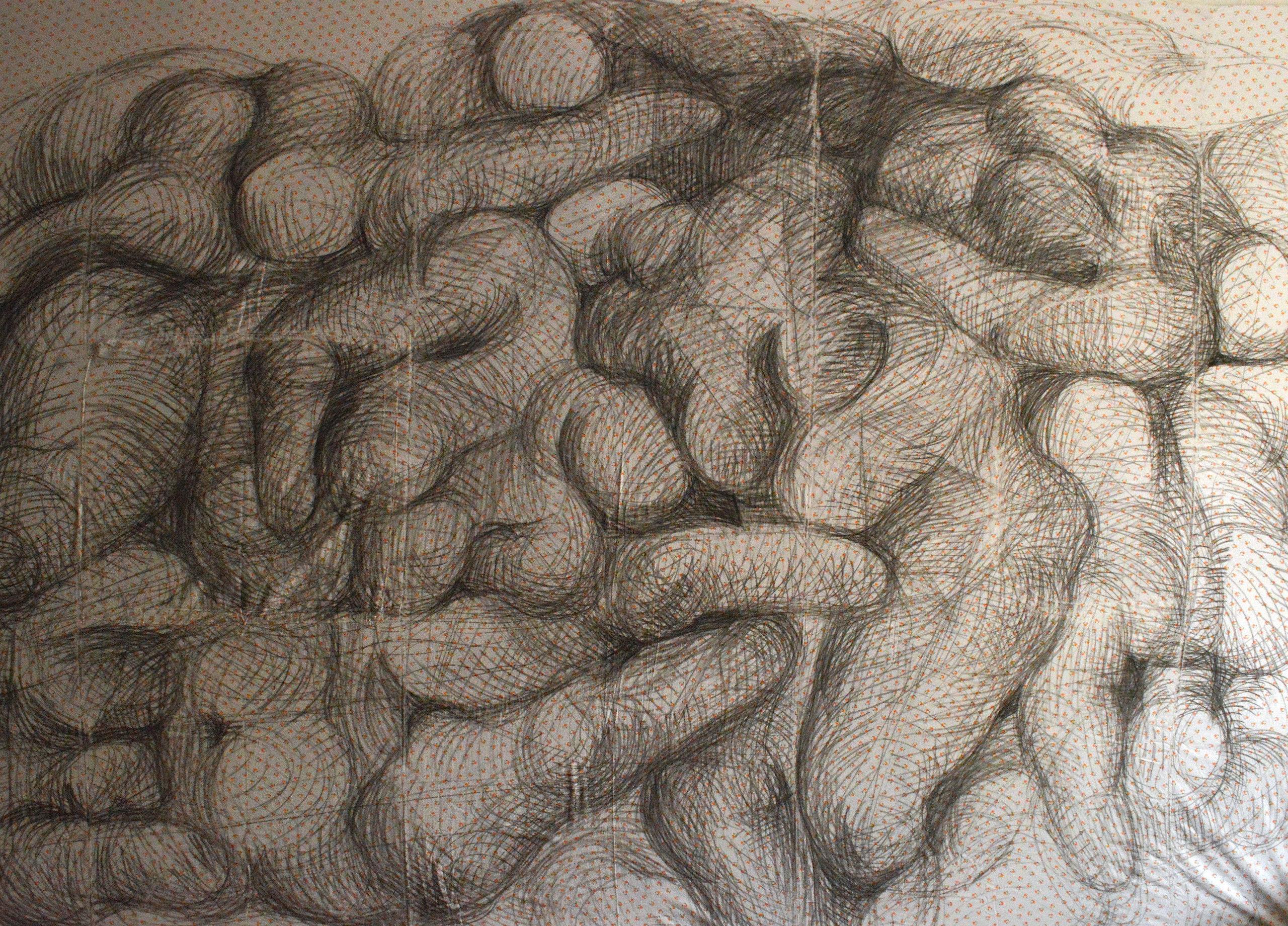 «Графические фрески» 2025. Лилия Ким. Междисциплинарный художник