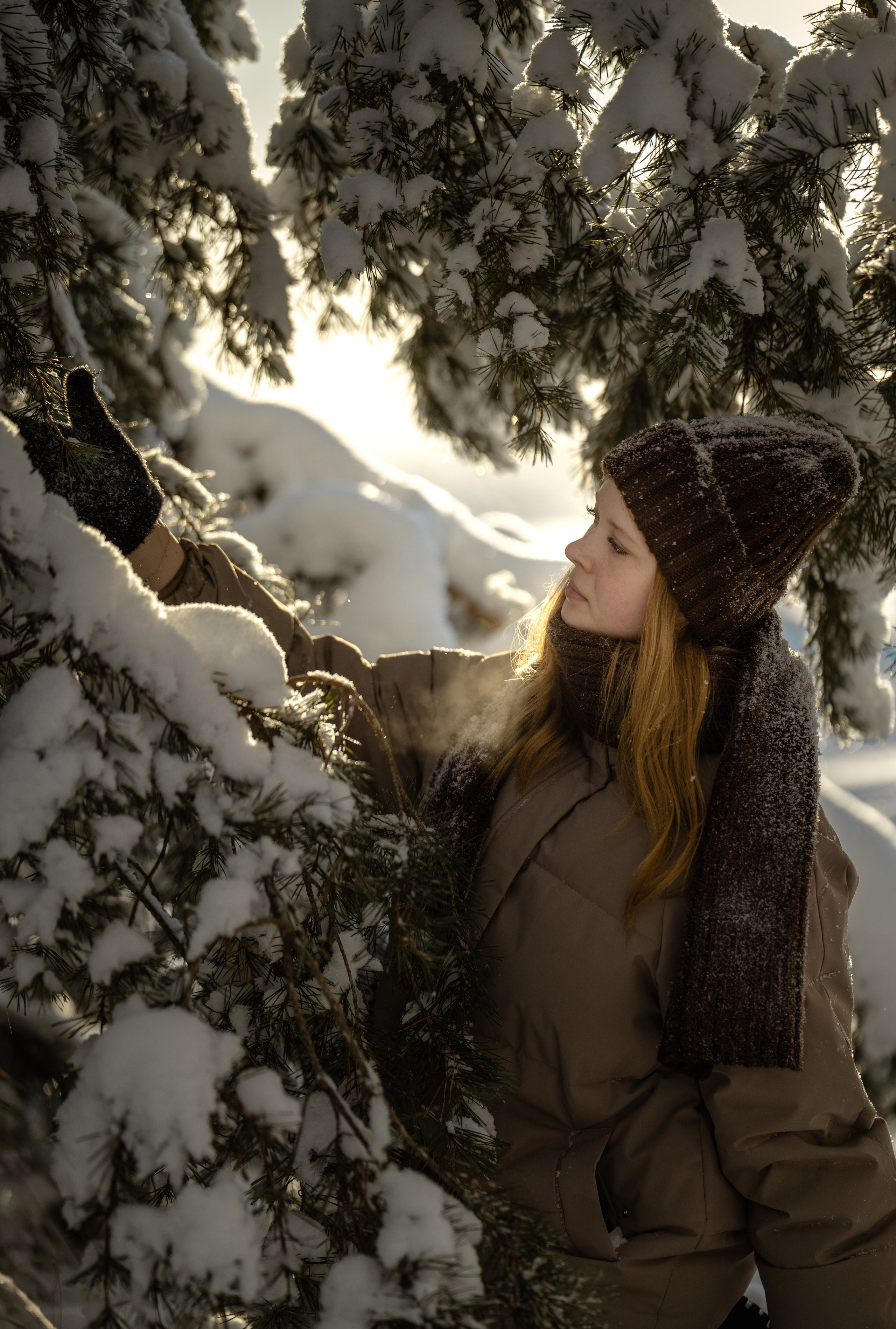 Зимняя фотосессия. Портретный фотограф в Костроме Наталия Клевинскас