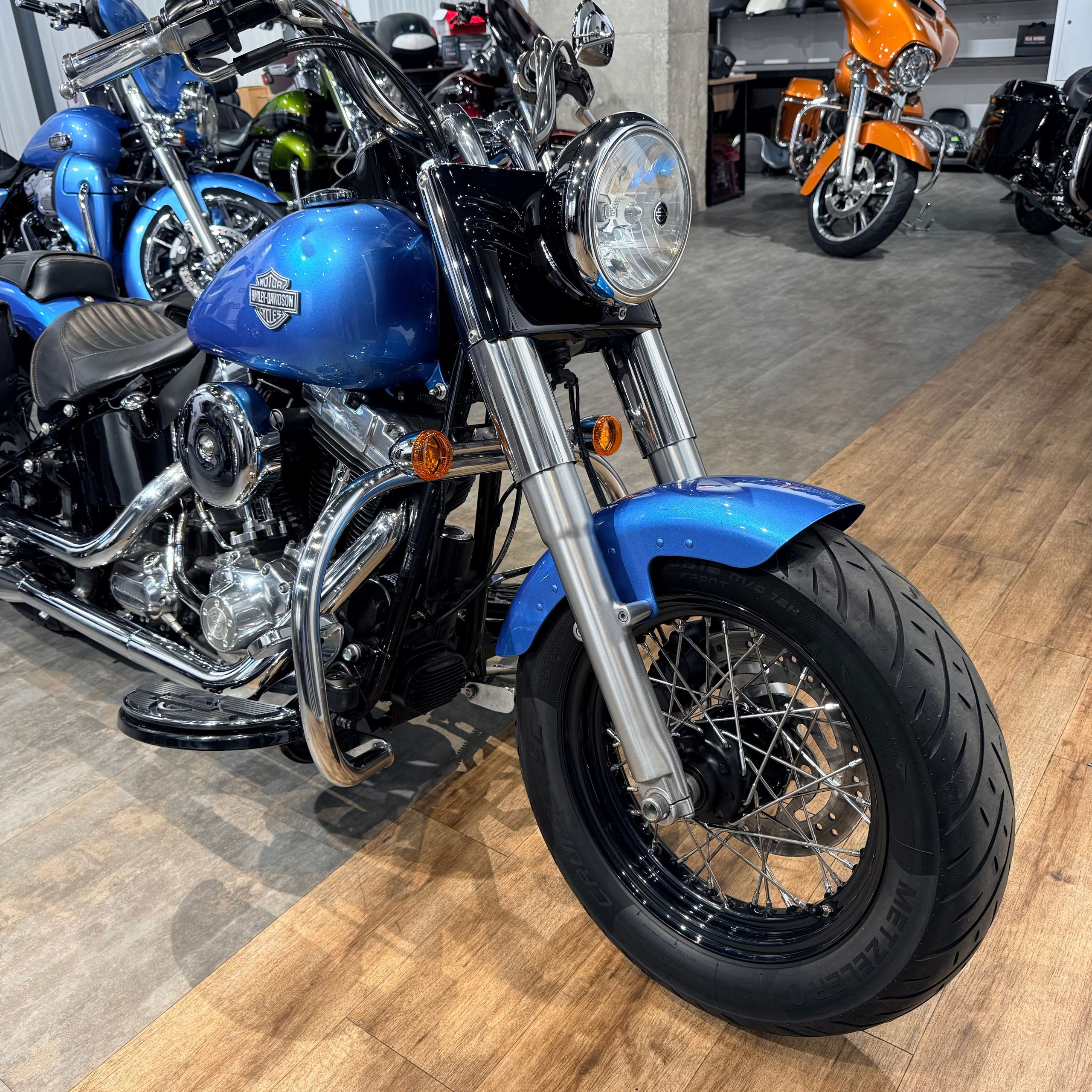 2013 HD Softail Slim ABS Big Blue Pearl (VIN *5HD*7751). Hello Davidson, Москва. Только хорошие мотоциклы…