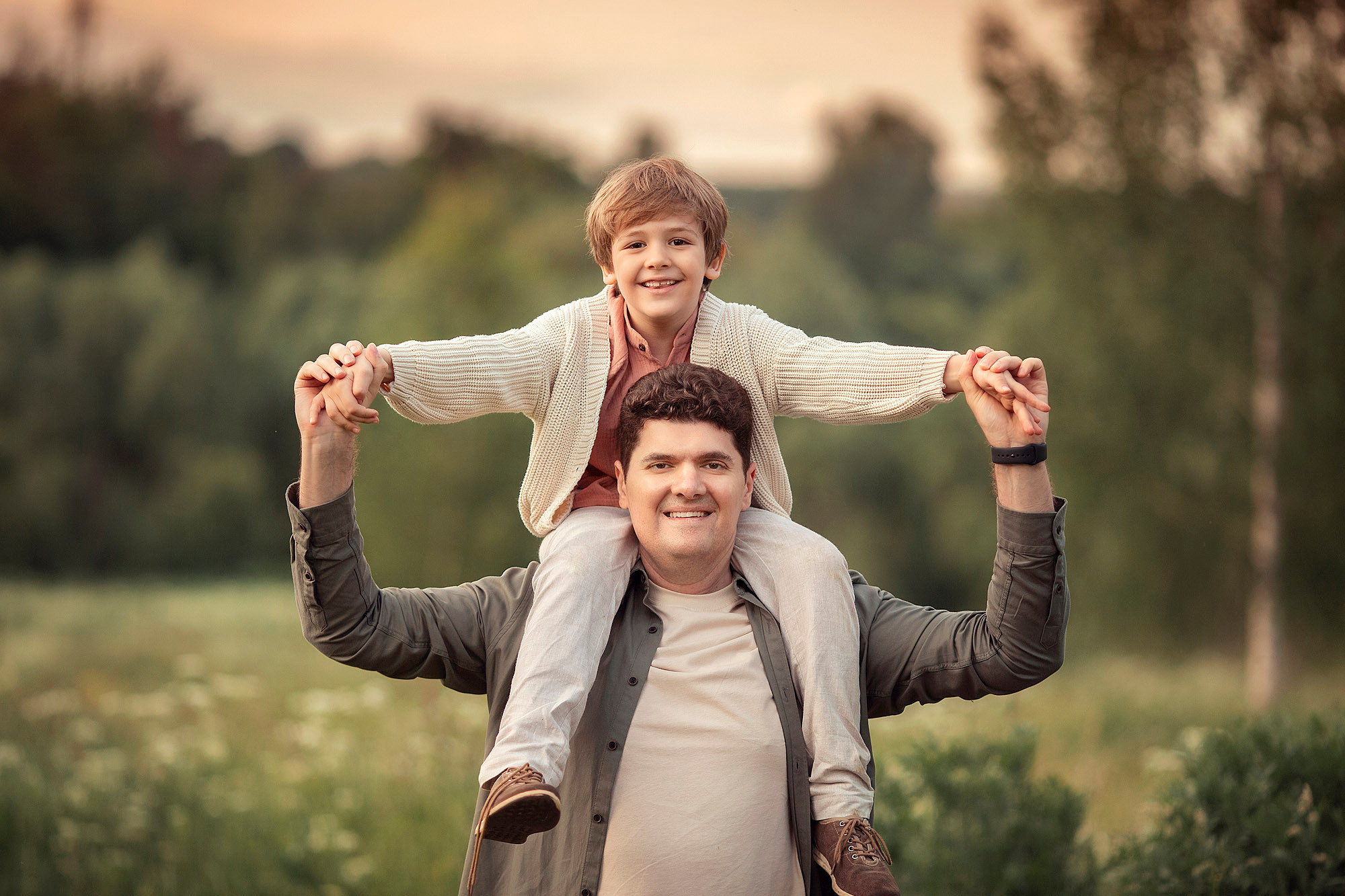 Очень теплая семейная история на природе. Tatyana Nadezhdina Family photographer