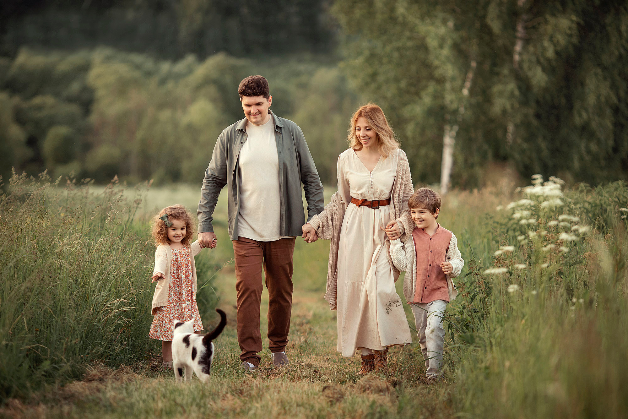 Очень теплая семейная история на природе. Tatyana Nadezhdina Family photographer