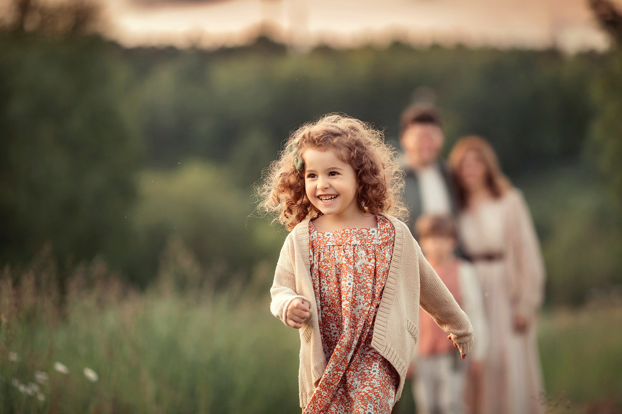 Очень теплая семейная история на природе. Tatyana Nadezhdina Family photographer