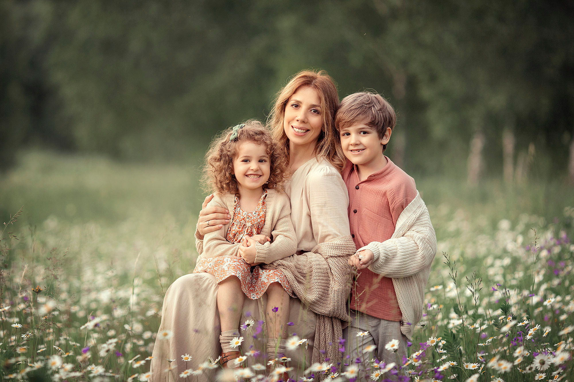 Очень теплая семейная история на природе. Tatyana Nadezhdina Family photographer