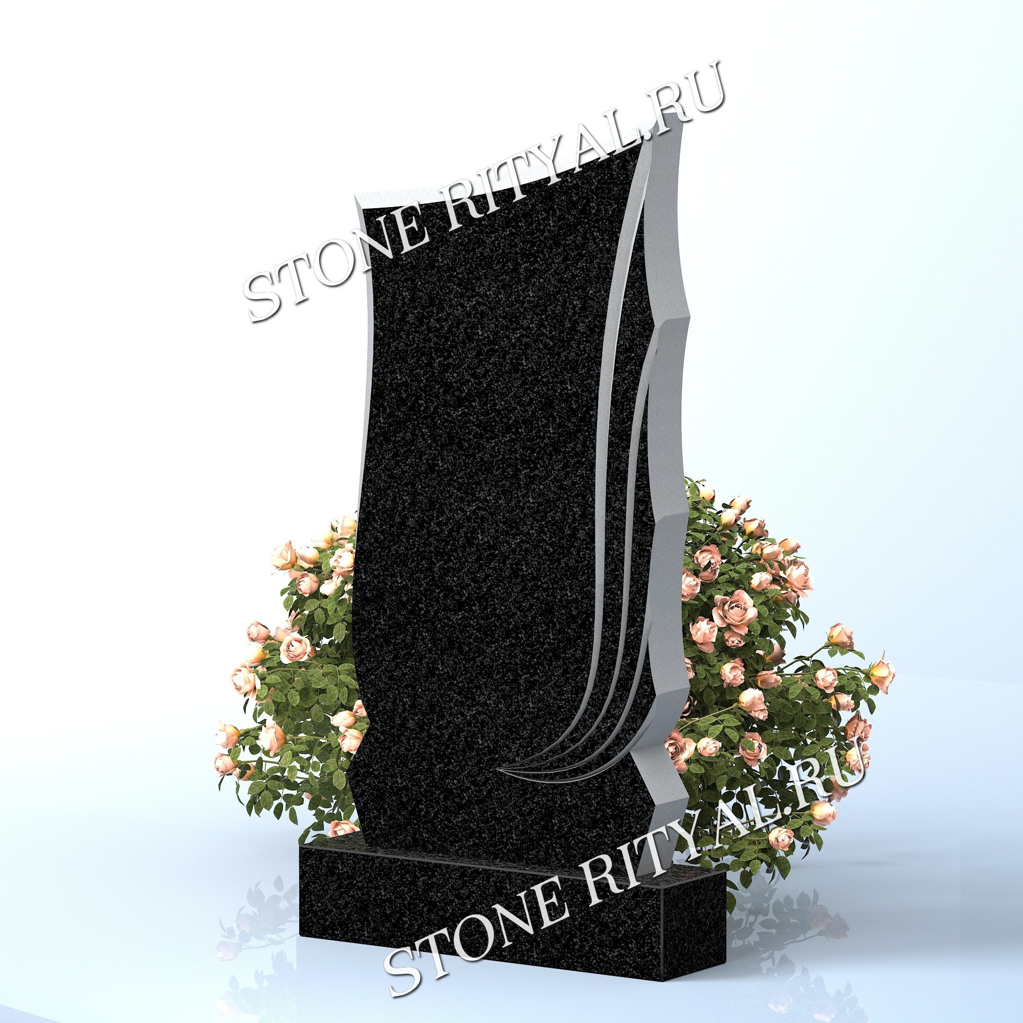 Вертикальные памятники прямые. Изготовление и установка памятников в Москве и МО