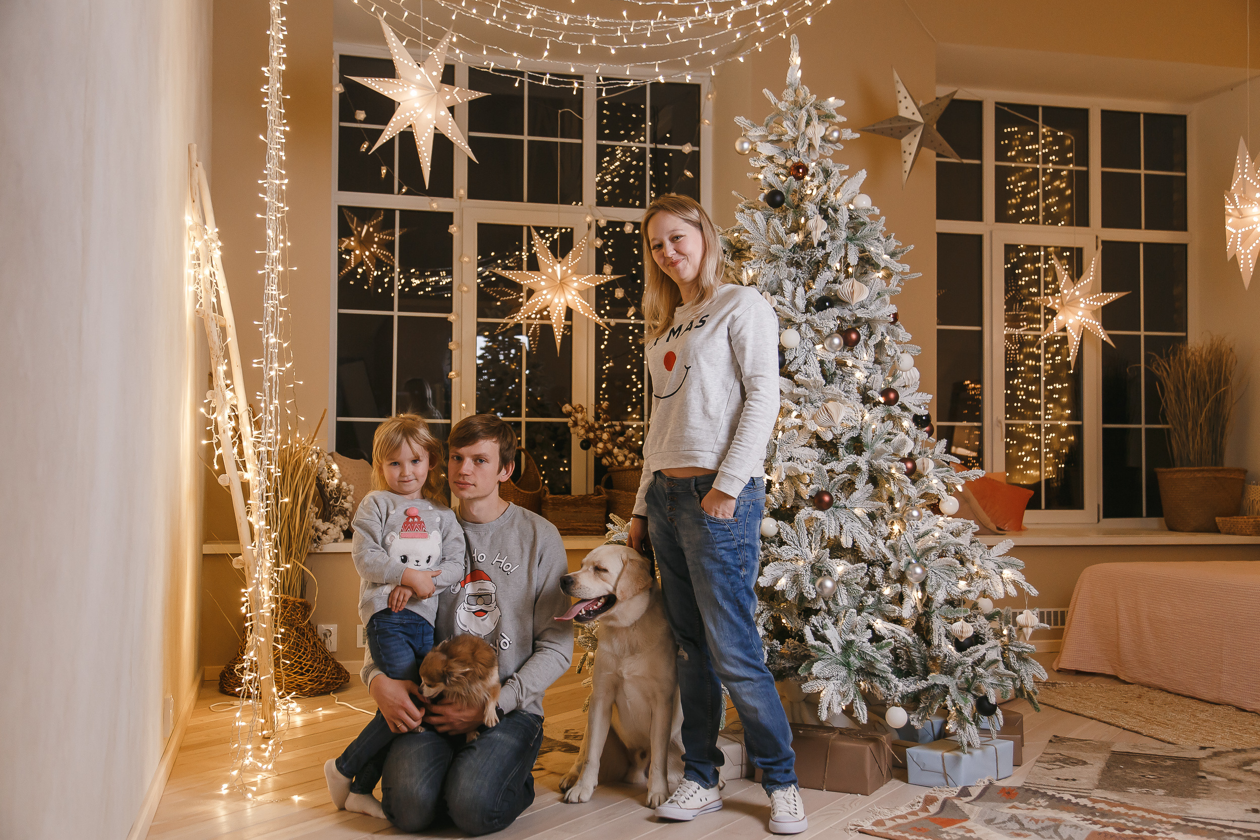 Новогодняя фотосессия в студии. Фотограф в СПб Антонина Линова