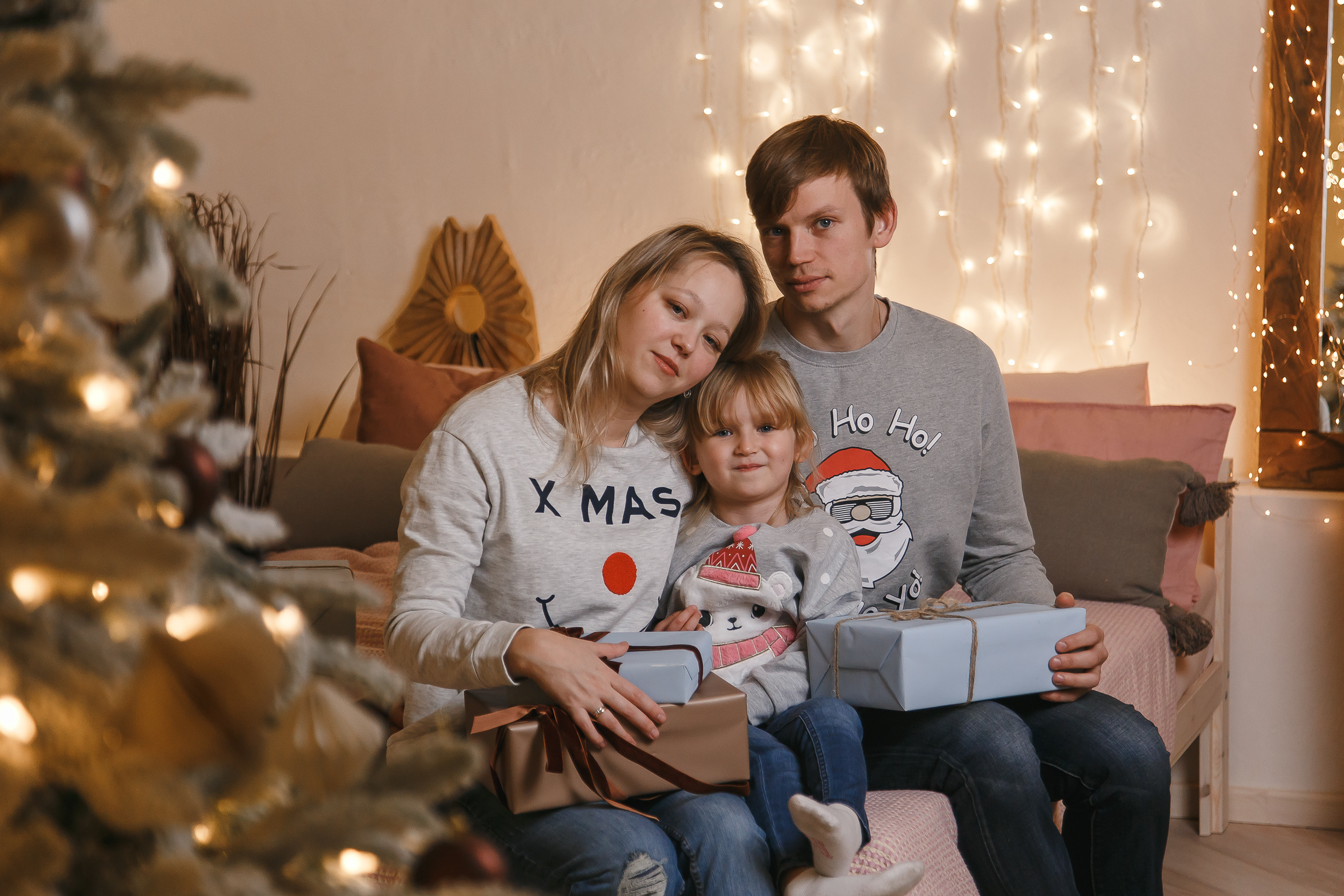 Новогодняя фотосессия в студии. Фотограф в СПб Антонина Линова