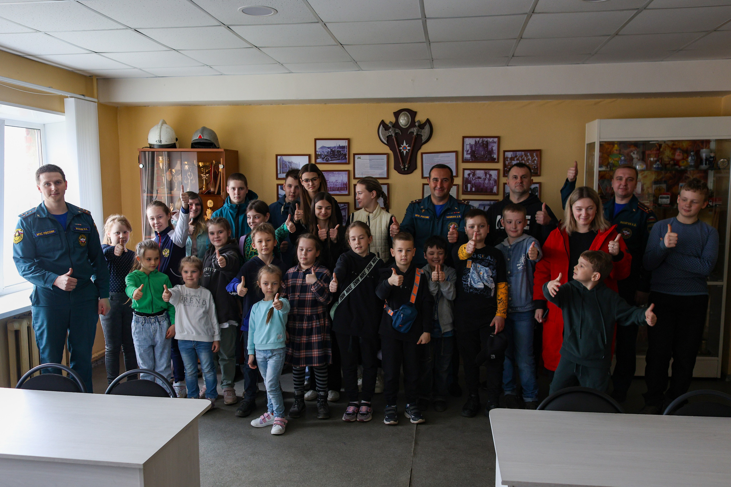 Экскурсия в пожарную часть г. Воскресенск. Вознесенский храм села Барановское