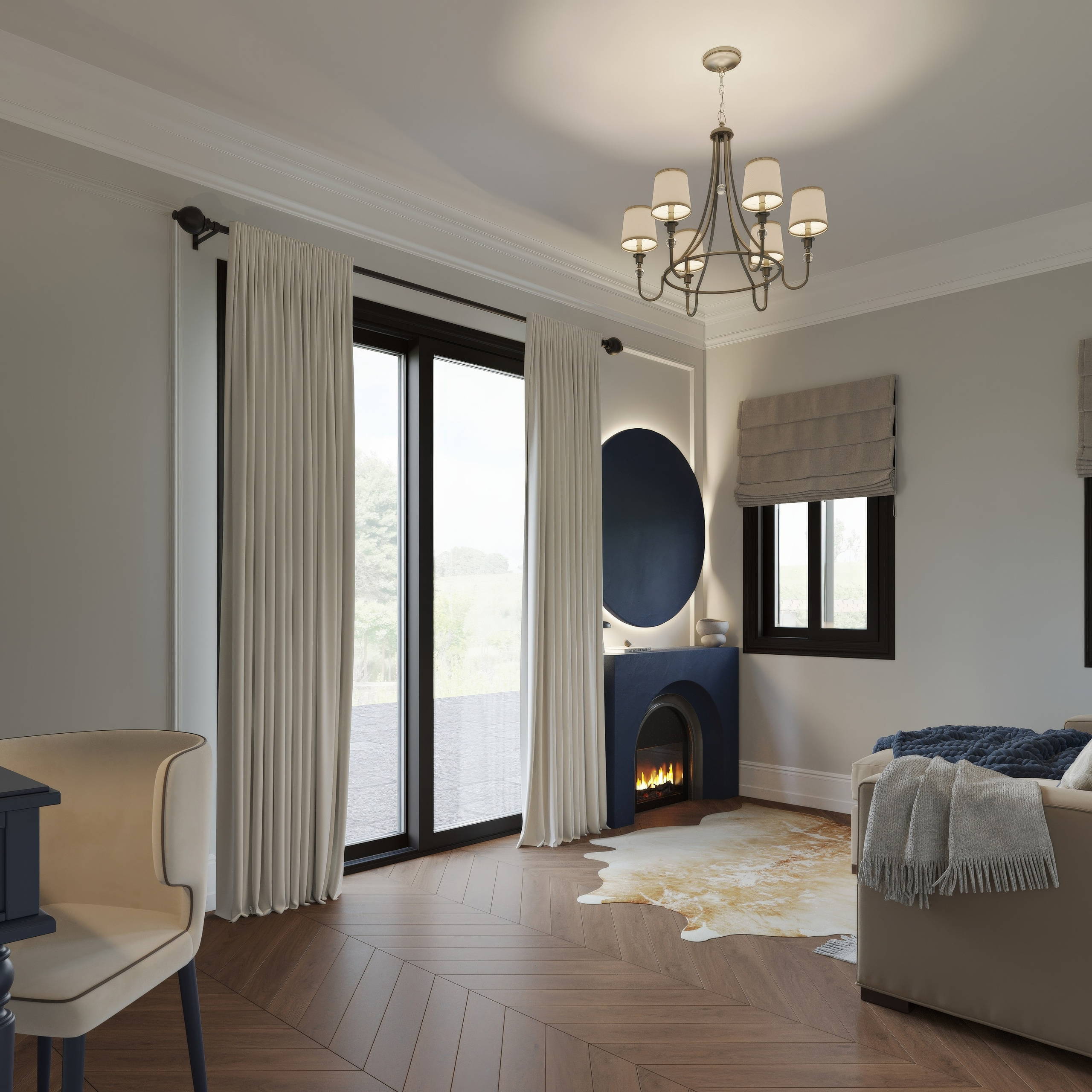 Интерьер кипр, дизайн частного дома, визуализация интерьера, 3D визуализация, уютный интерьер, современная классика, тёплая палитра. 3Д Визуализация Интерьера и Архитектуры